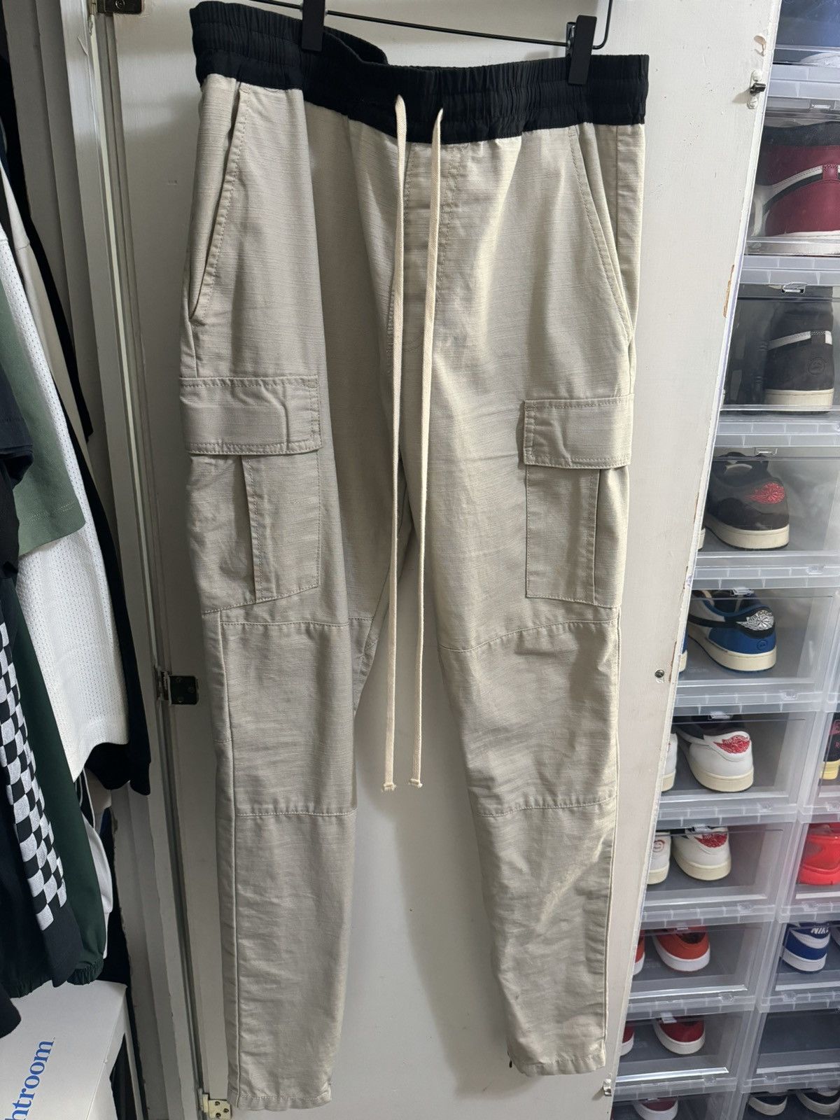 image of Essentials Cargo Pants in Beige, Men's (Size 34)