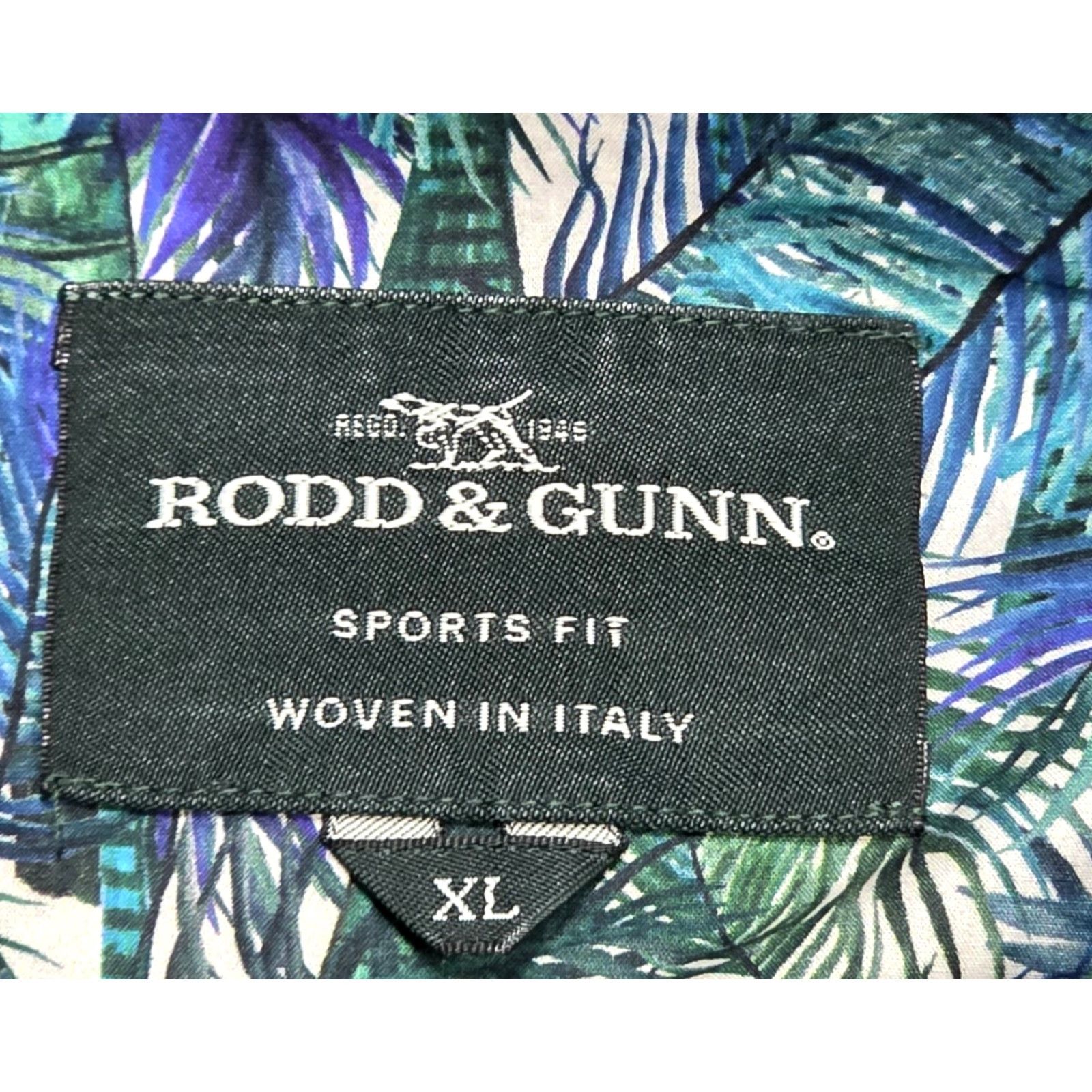 Rodd & Gunn Rodd & Gunn Sports Fit Shirt Men XL Multicolor Floral Short Sleeve Button Up Size US XL / EU 56 / 4 - 6 Thumbnail