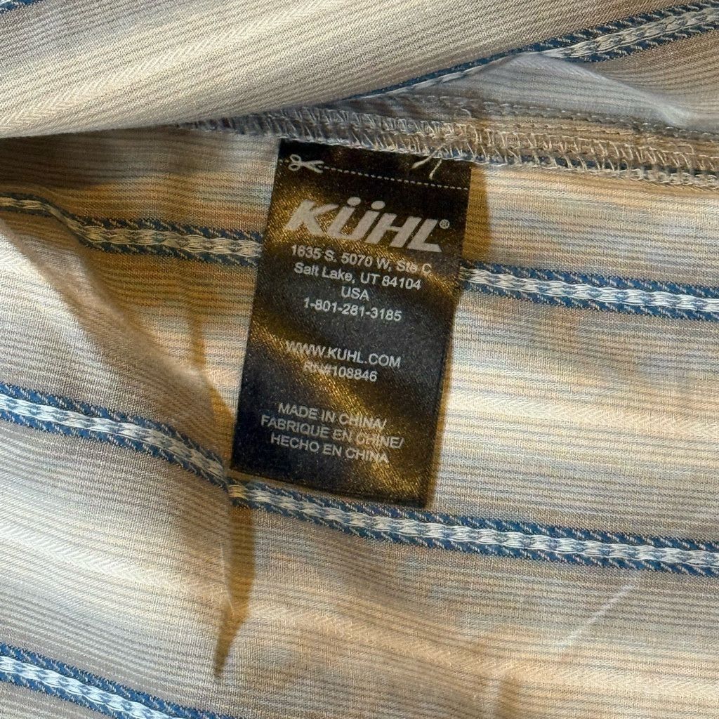 Other KÜHL Men’s XL Short Sleeve Striped Button Up Shirt Size US XL / EU 56 / 4 - 8 Thumbnail