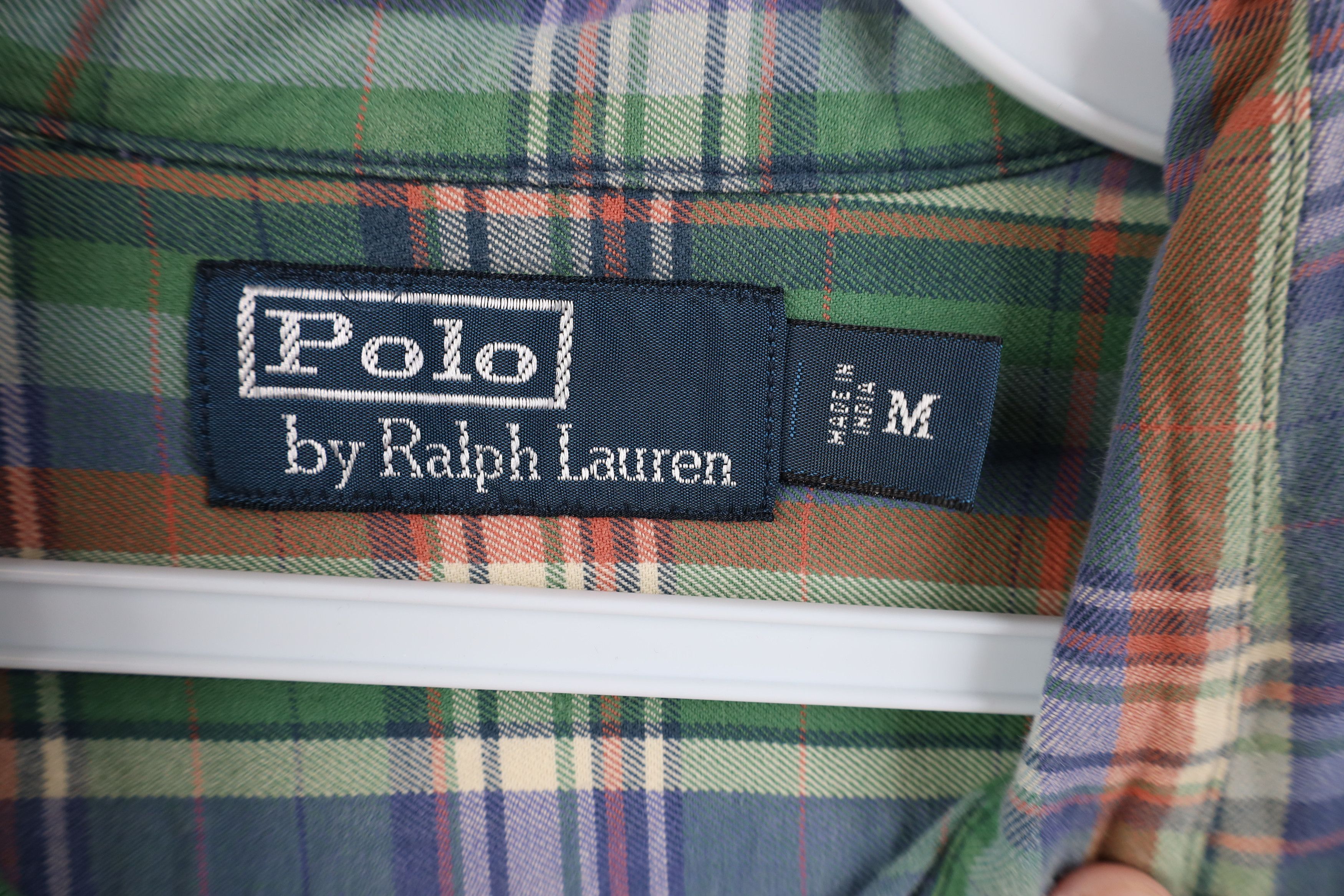 Ralph Lauren Vintage 90s Ralph Lauren Madras Plaid Flannel Button Shirt Size US M / EU 48-50 / 2 - 9 Thumbnail