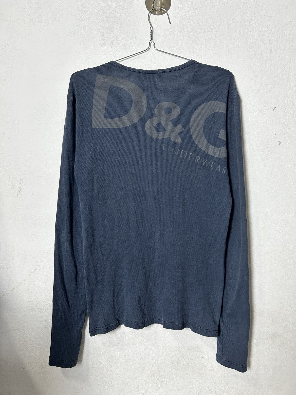 Dolce & Gabbana D&G underwear thermal longsleeve big spellout Size US L / EU 52-54 / 3 - 1 Thumbnail