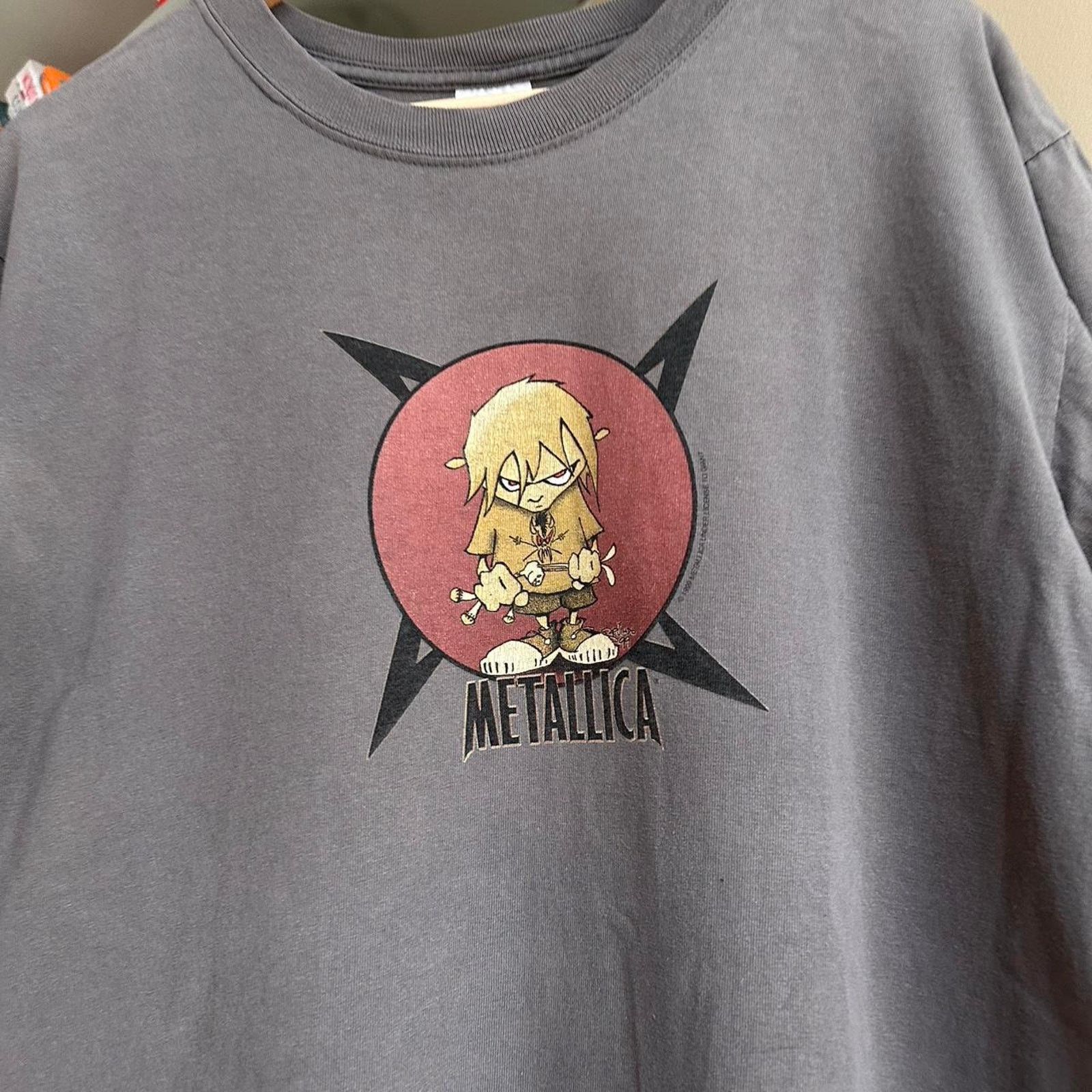 Band Tees × Metallica Vintage 1999 Metallica Rabbit Kid Squindo Shirt Size US L / EU 52-54 / 3 - 3 Thumbnail