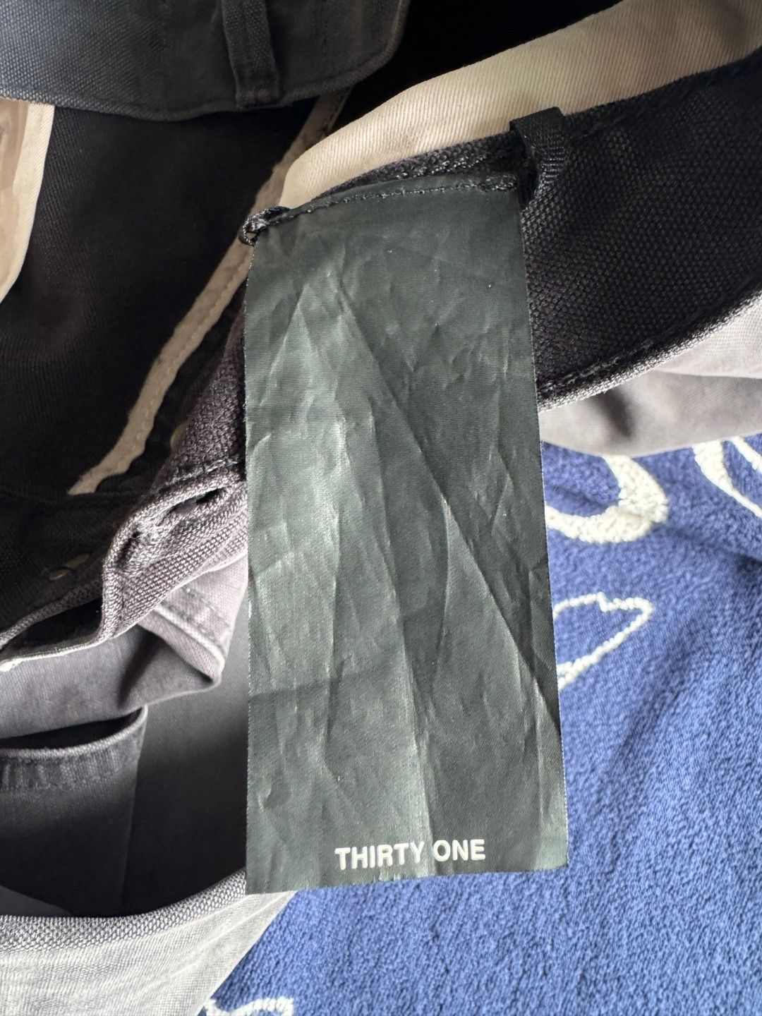 Fear of God Seventh Collection Canvas Jean Vintage Black 7th Pants Size US 31 - 12 Thumbnail