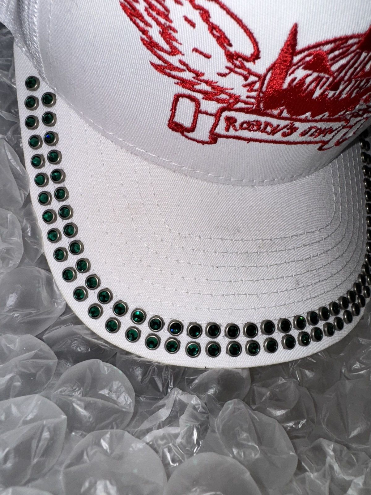 Asspizza × Robins Jeans Asspizza x Robins Jeans Trucker Hat White 2022 Size ONE SIZE - 3 Thumbnail