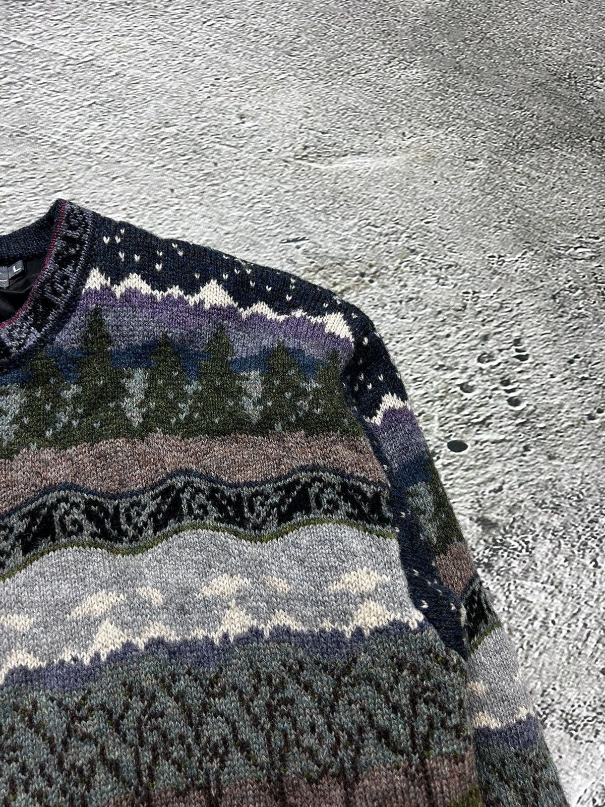 Vintage Vintage Icelandic Design western cardigan knit zip sweater Size US M / EU 48-50 / 2 - 5 Thumbnail