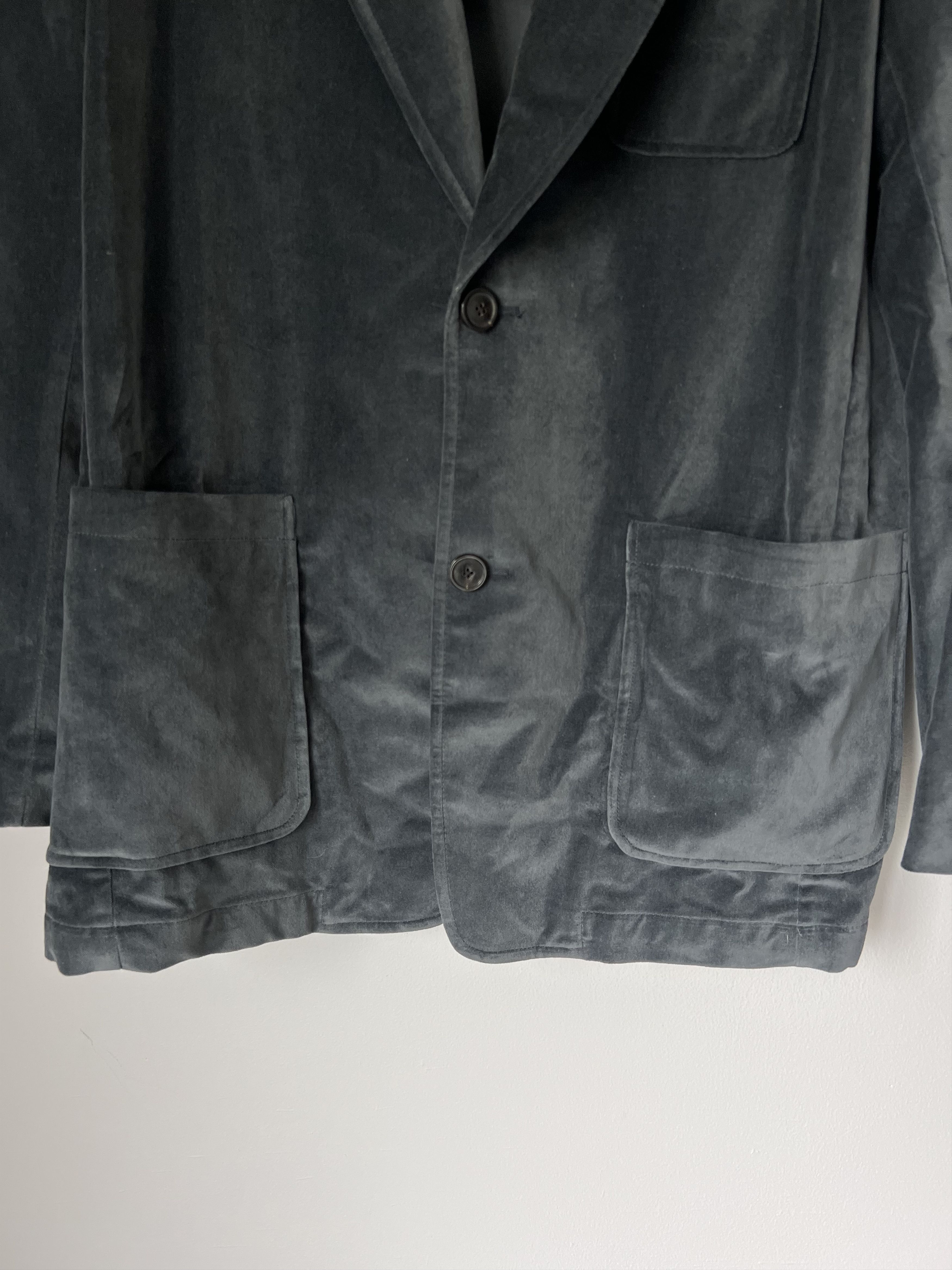 DENIM TEARS × Our Legacy Denim Tears Our Legacy Tavern Blazer in Midnight Velvet Size US XL / EU 56 / 4 - 3 Thumbnail