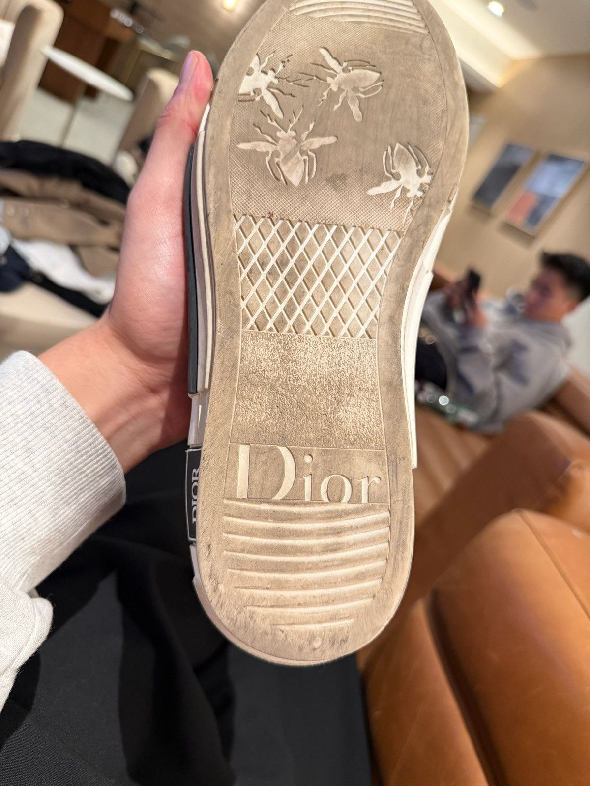 Dior STEAL! Dior Oblique B23 High top shoes Size US 11 / EU 44 - 14 Thumbnail