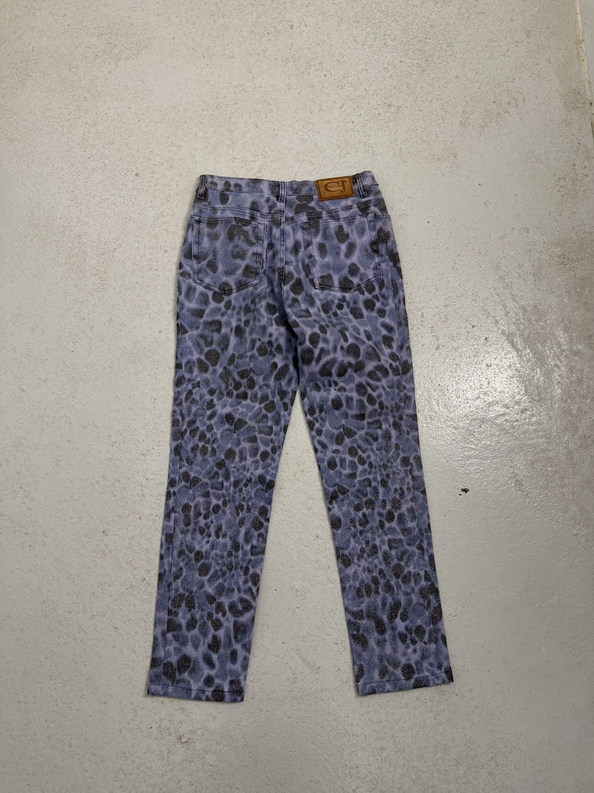 Just Cavalli Vintage Cavalli Jeans Leopard Overprinted Jeans Size 32" / US 10 / IT 46 - 11 Thumbnail