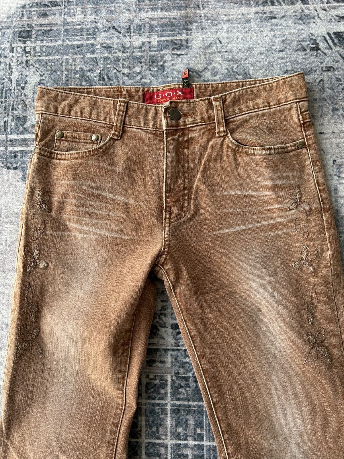 If Six Was Nine Flared Flawer Cox Jeans Size US 28 / EU 44 - 4 Thumbnail