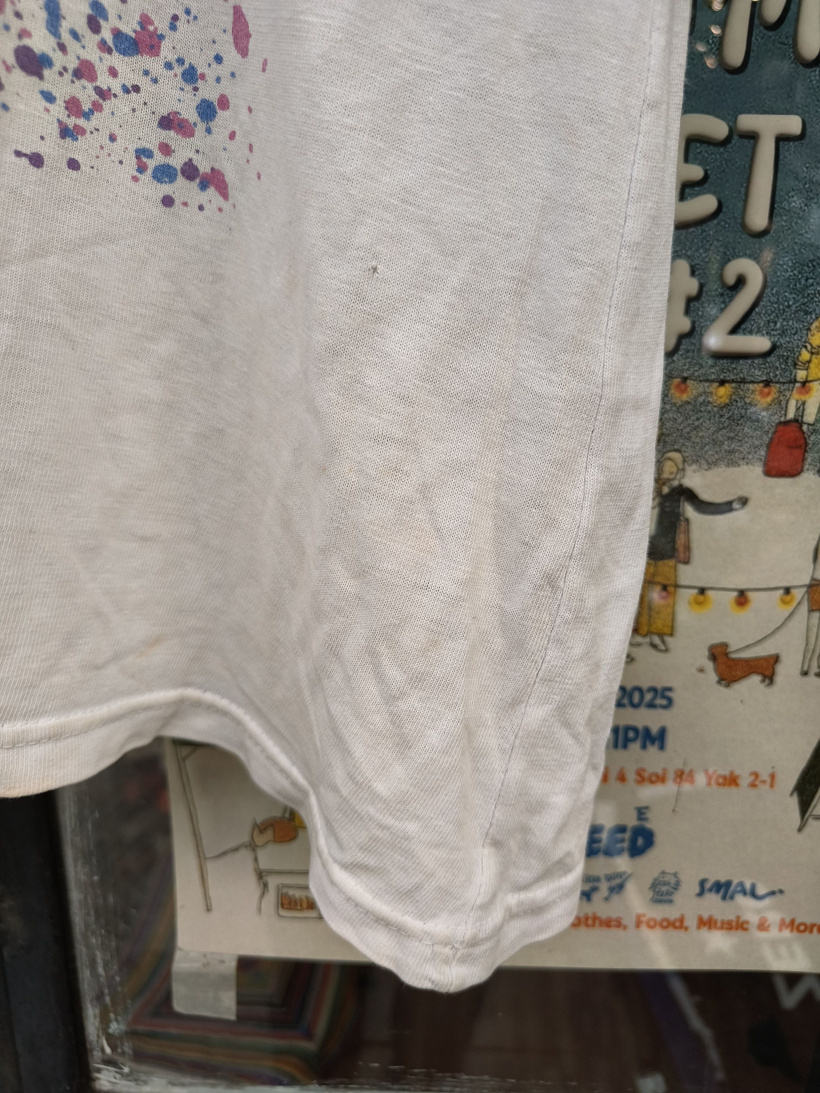Band Tees Vintage 90s Sonic youth "paint splatter design" shirt Size US XL / EU 56 / 4 - 5 Thumbnail