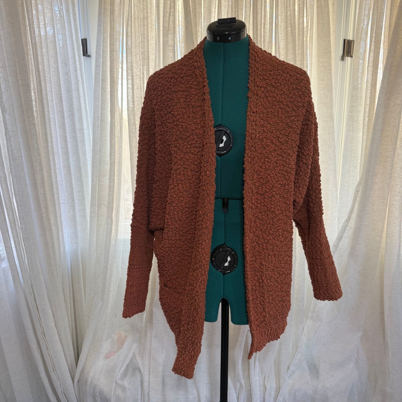 Other Textured Open-Front Cardigan | Sz S Size S / US 4 / IT 40 - 2 Thumbnail
