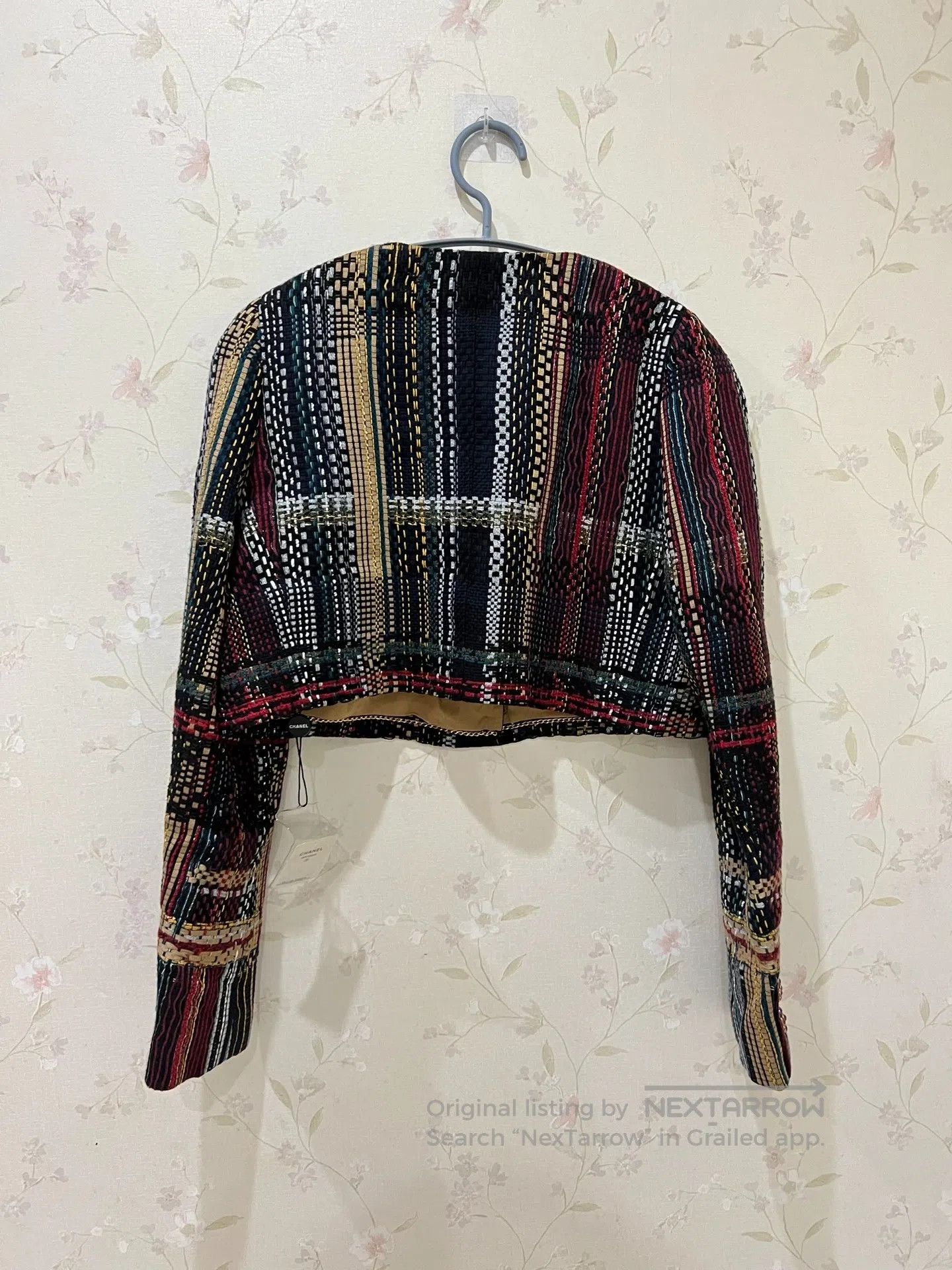 Chanel Chanel Colorful woven short jacket| Size L / US 10 / IT 46 - 3 Thumbnail