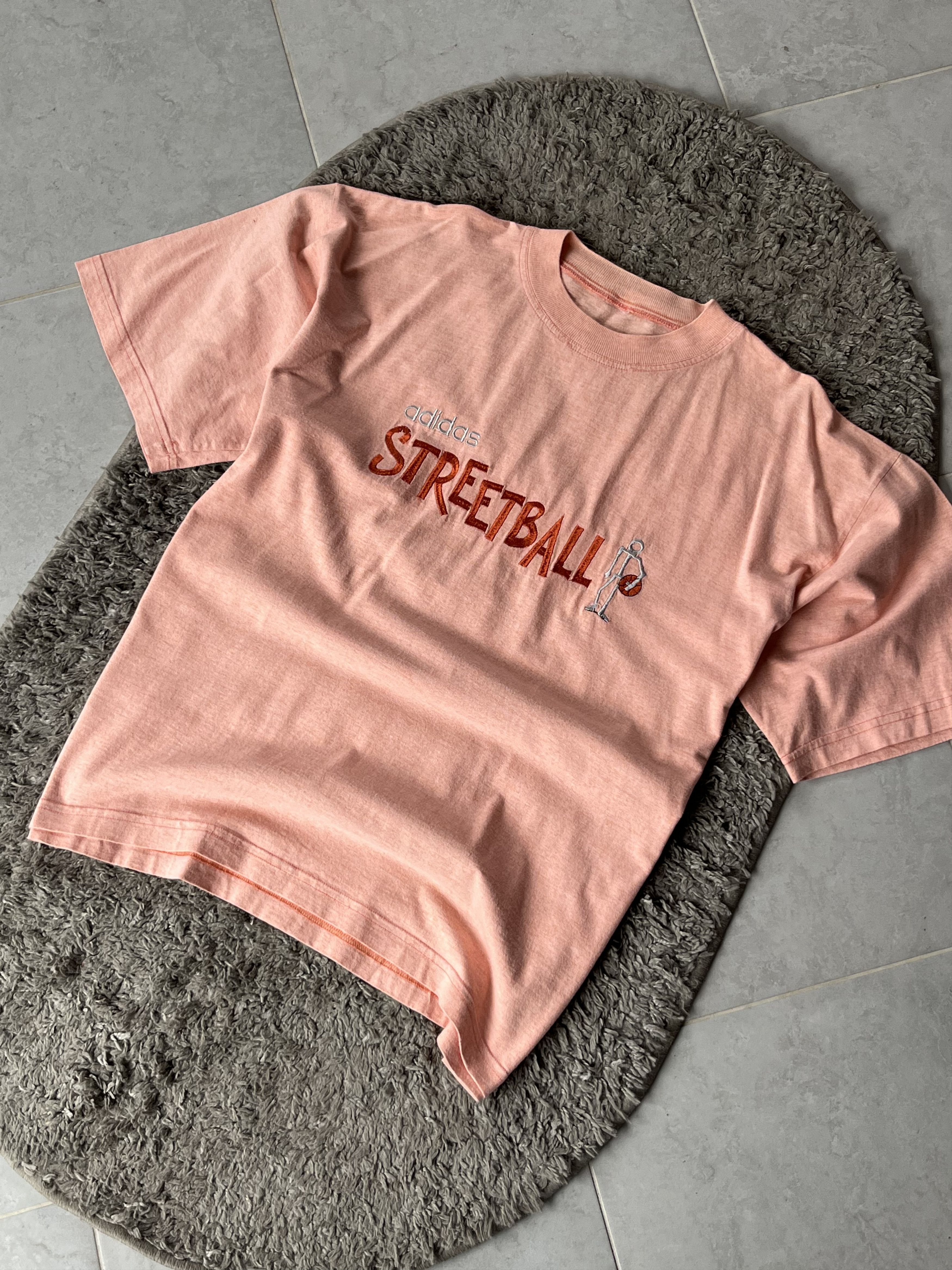 Adidas Vintage Tee Adidas STREETBALL Big Logo Y2K Style Streetwear Size US XL / EU 56 / 4 - 2 Thumbnail