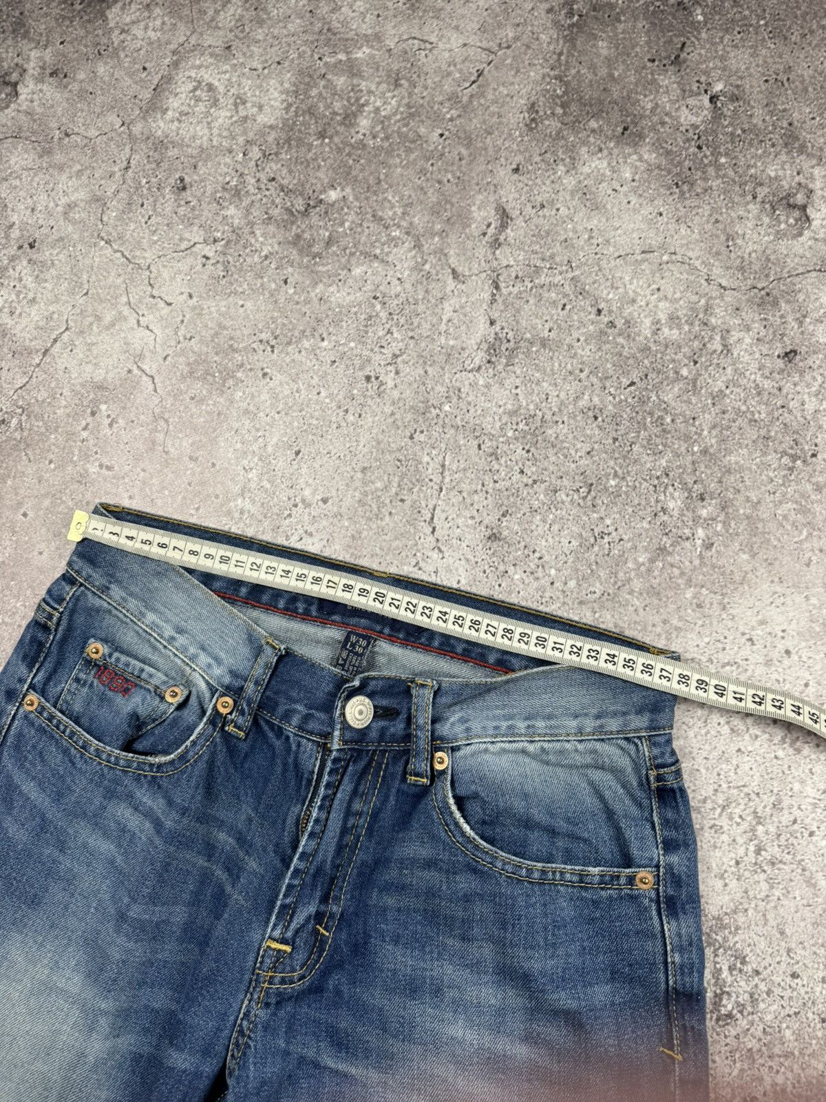 Vintage POLO RALPH LAUREN BIG PONY BAGGY DENIM JAPANESSE JEANS Size US 30 / EU 46 - 5 Thumbnail