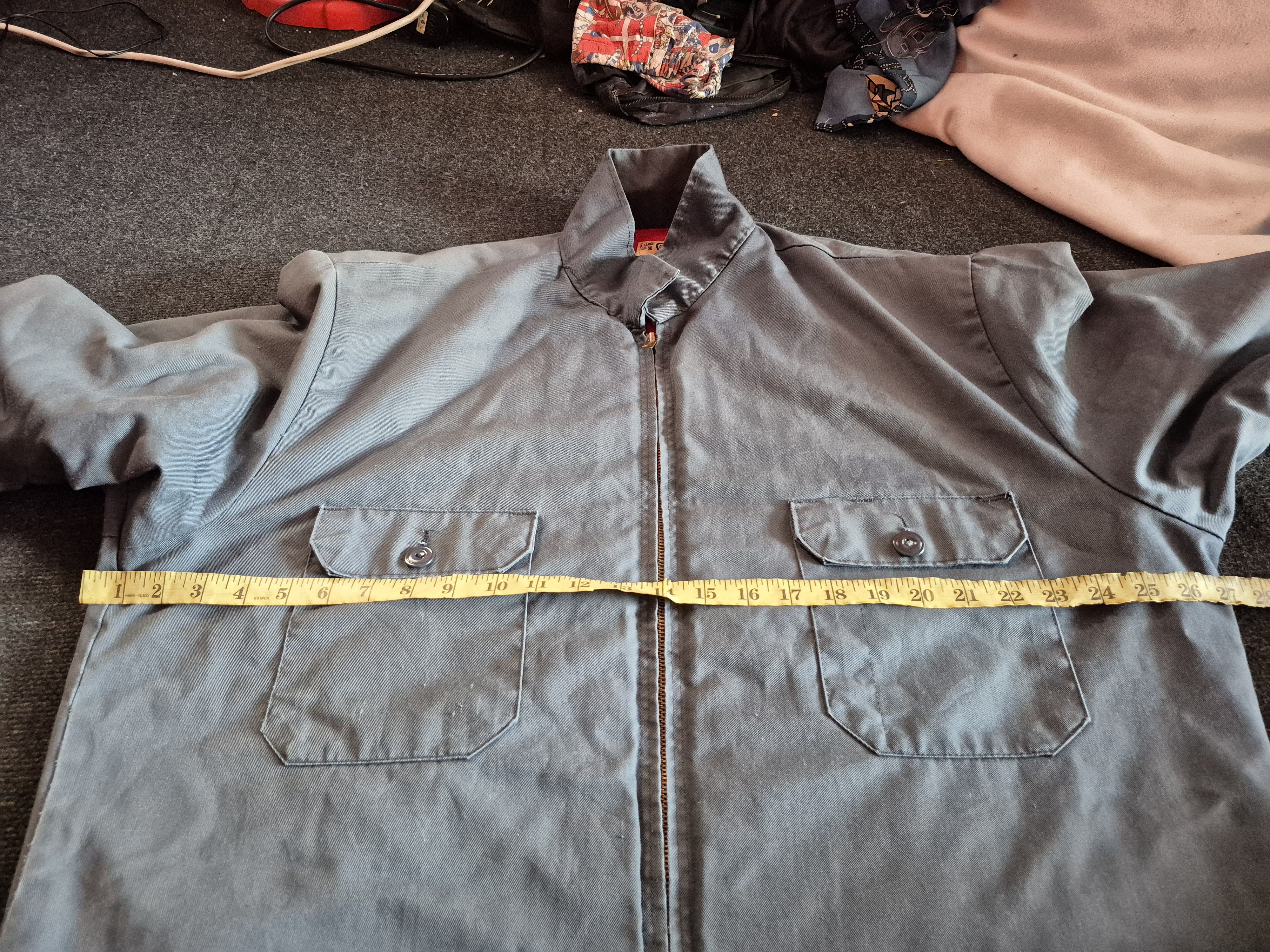 Vintage 🔥 Vintage 70s Work Wear Double Pocket Quilted Lining Jacket Size US XL / EU 56 / 4 - 21 Thumbnail