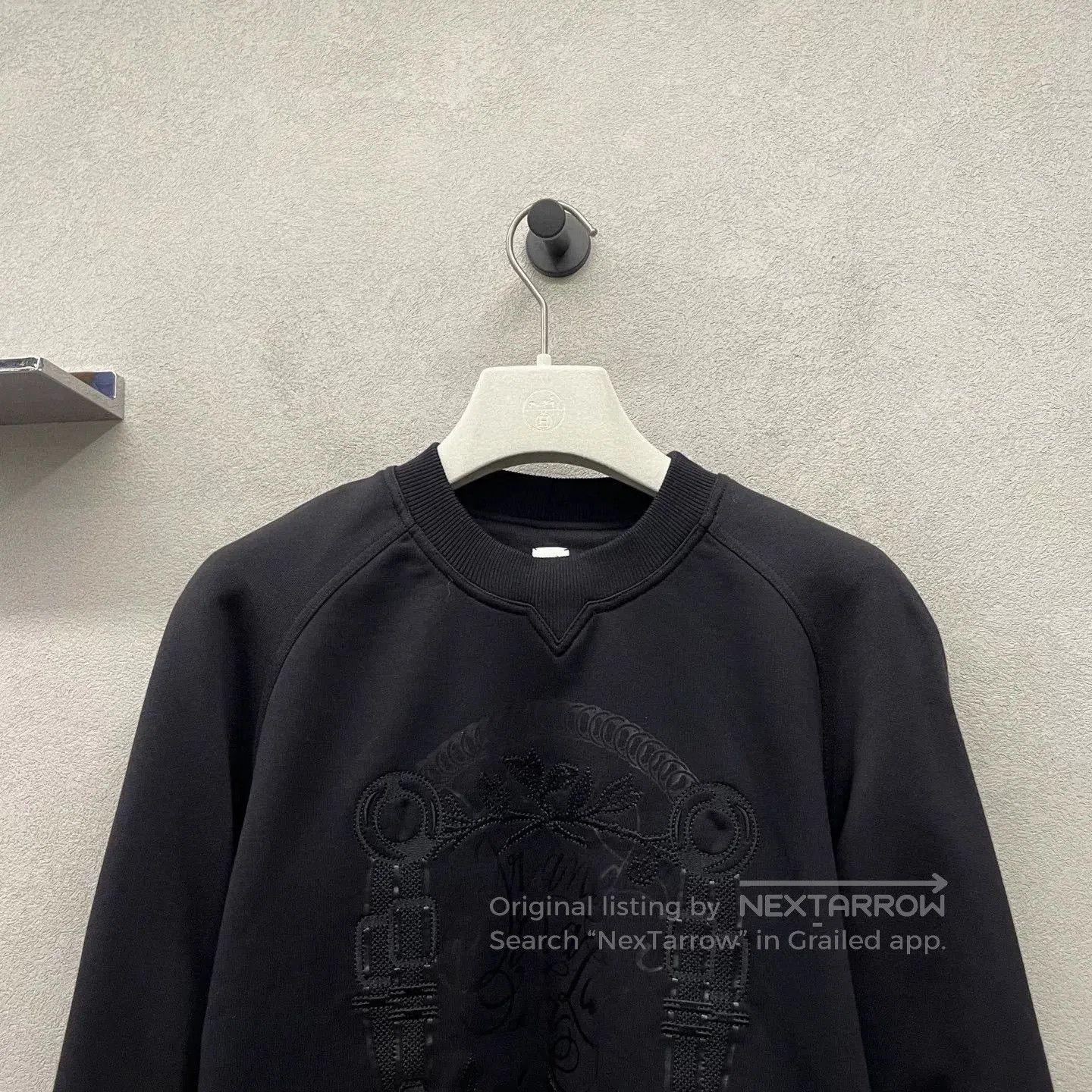 Hermes Hermes Black Crewneck Sweatshirt. Size XS / US 0-2 / IT 36-38 - 4 Thumbnail