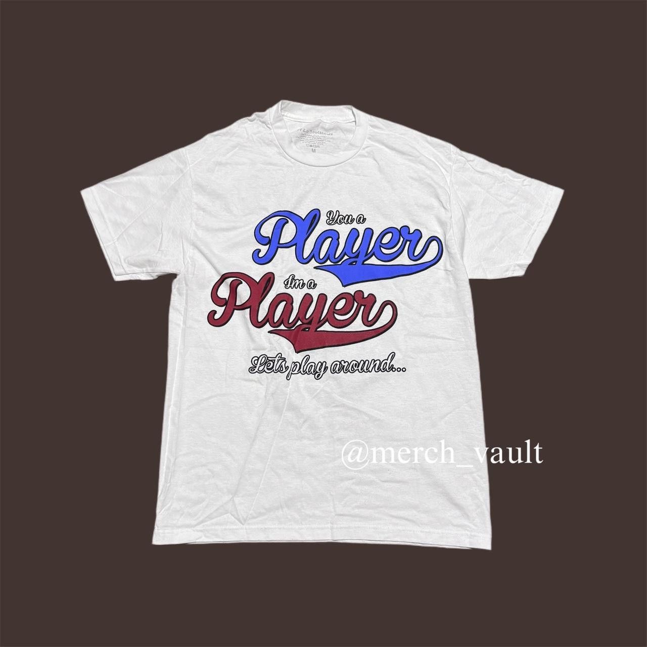 image of Tour Tee Teezo Touchdown Spend The Night Tour Player Tee in White, Men's (Size Medium)