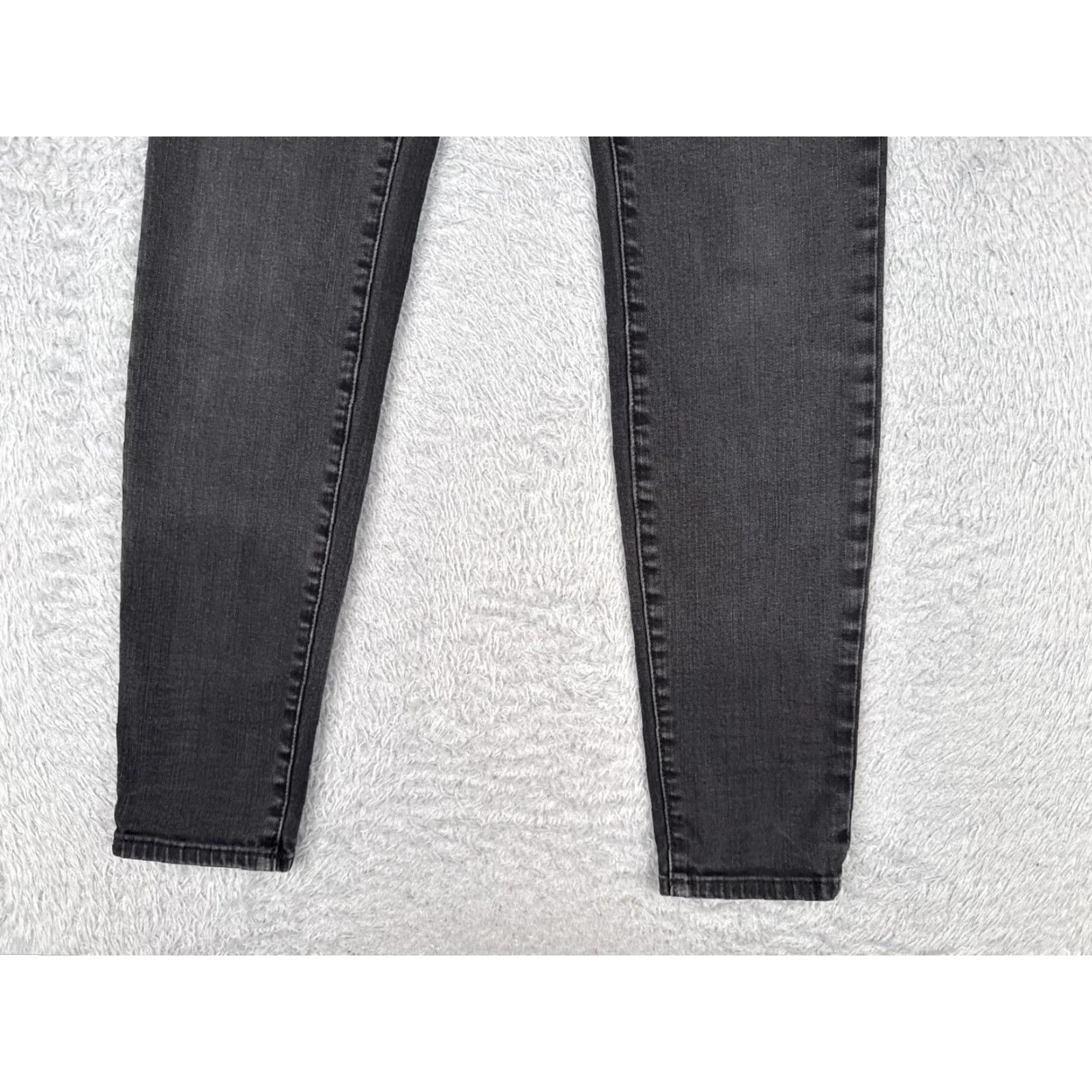 Madewell Madewell Jeans Women Skinny Denim 27 Black 9" High Riser 26x28 Cotton Blend Logo Pocket Size 27" / US 4 / IT 40 - 2 Thumbnail