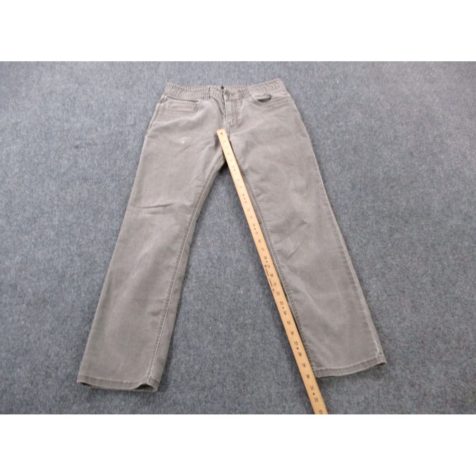 Prana prAna Pants Mens 32 x 30 Beige Slim Fit Denim Stretch Casual Straight Pants Size US 32 / EU 48 - 3 Thumbnail
