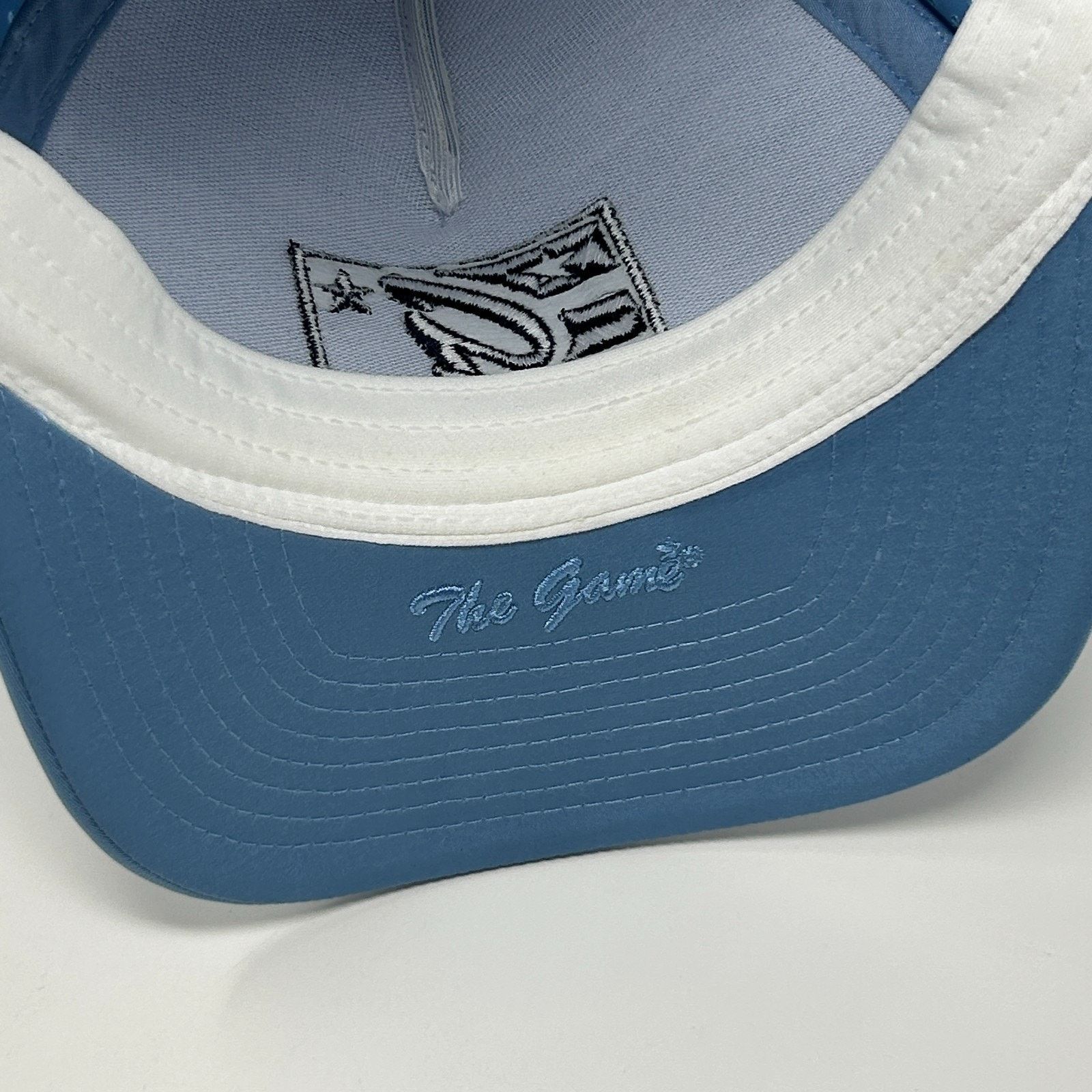 The Game The Game Logo Trucker Hat Cap Blue Mesh Snapback 5 Panel Size ONE SIZE - 5 Thumbnail