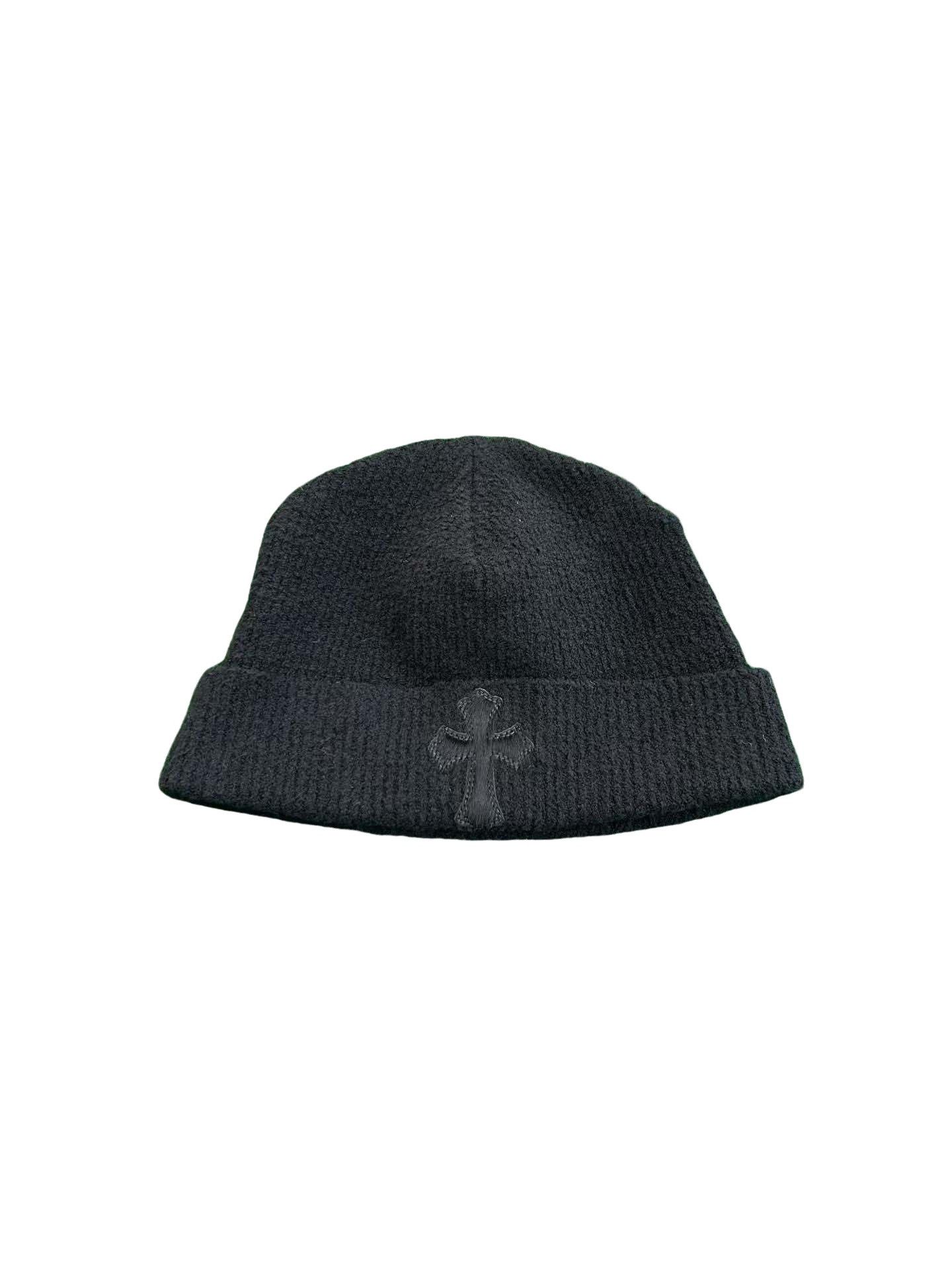 Chrome Hearts Chrome Hearts Horsehair Cross Patch Beanie OS Size ONE SIZE - 1 Thumbnail