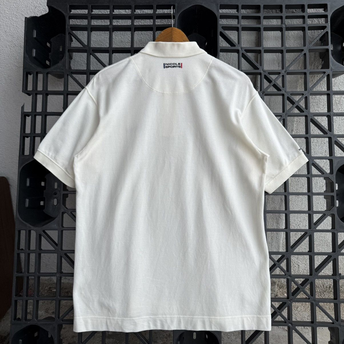 Nicole Club Vintage Nicole Sports Cream Embroidery Polos Size US L / EU 52-54 / 3 - 2 Thumbnail