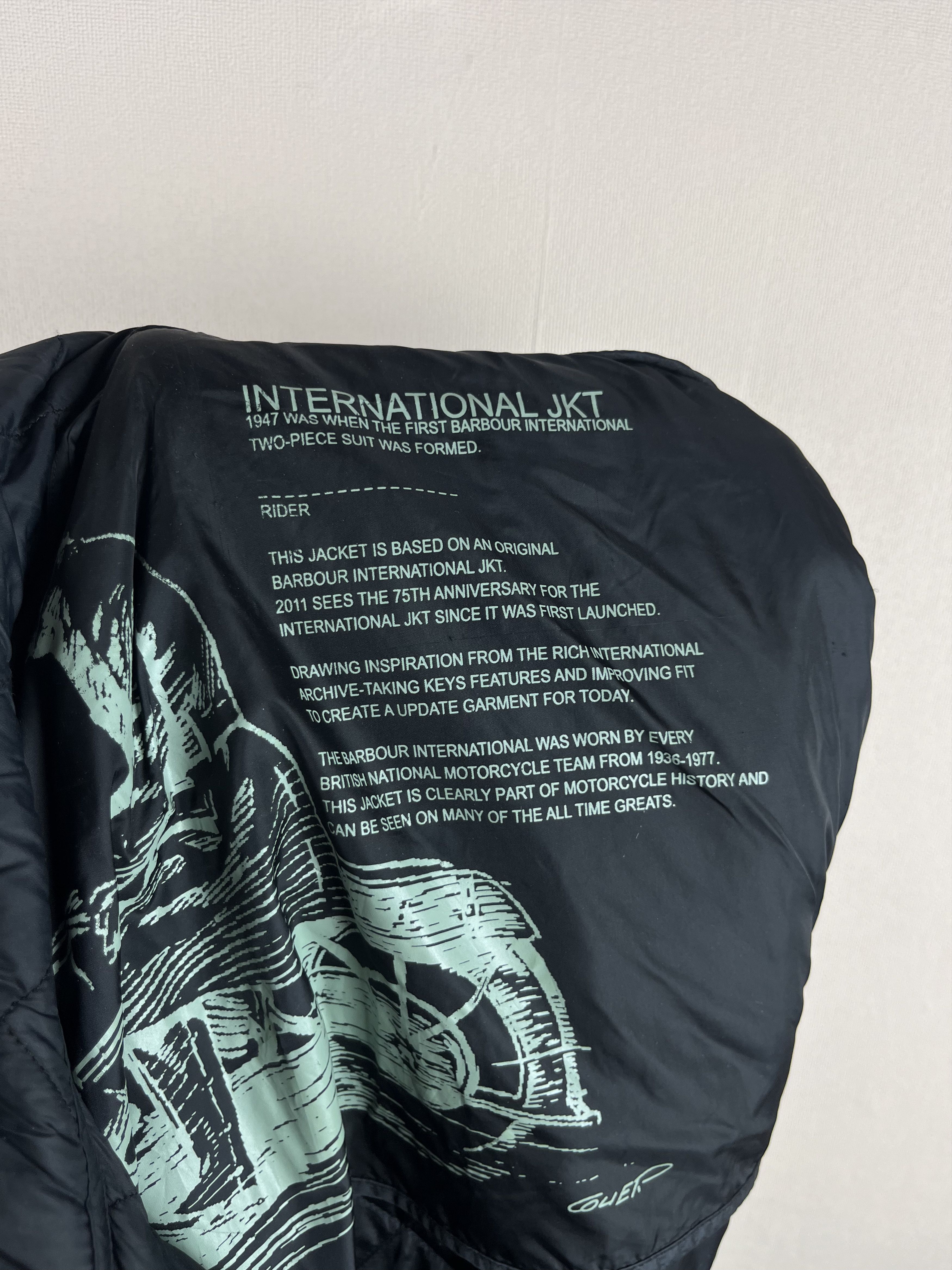 Barbour BARBOUR INTERNATIONAL Ariel Quilted Jacket Motorcycle XXL Size US XXL / EU 58 / 5 - 13 Thumbnail
