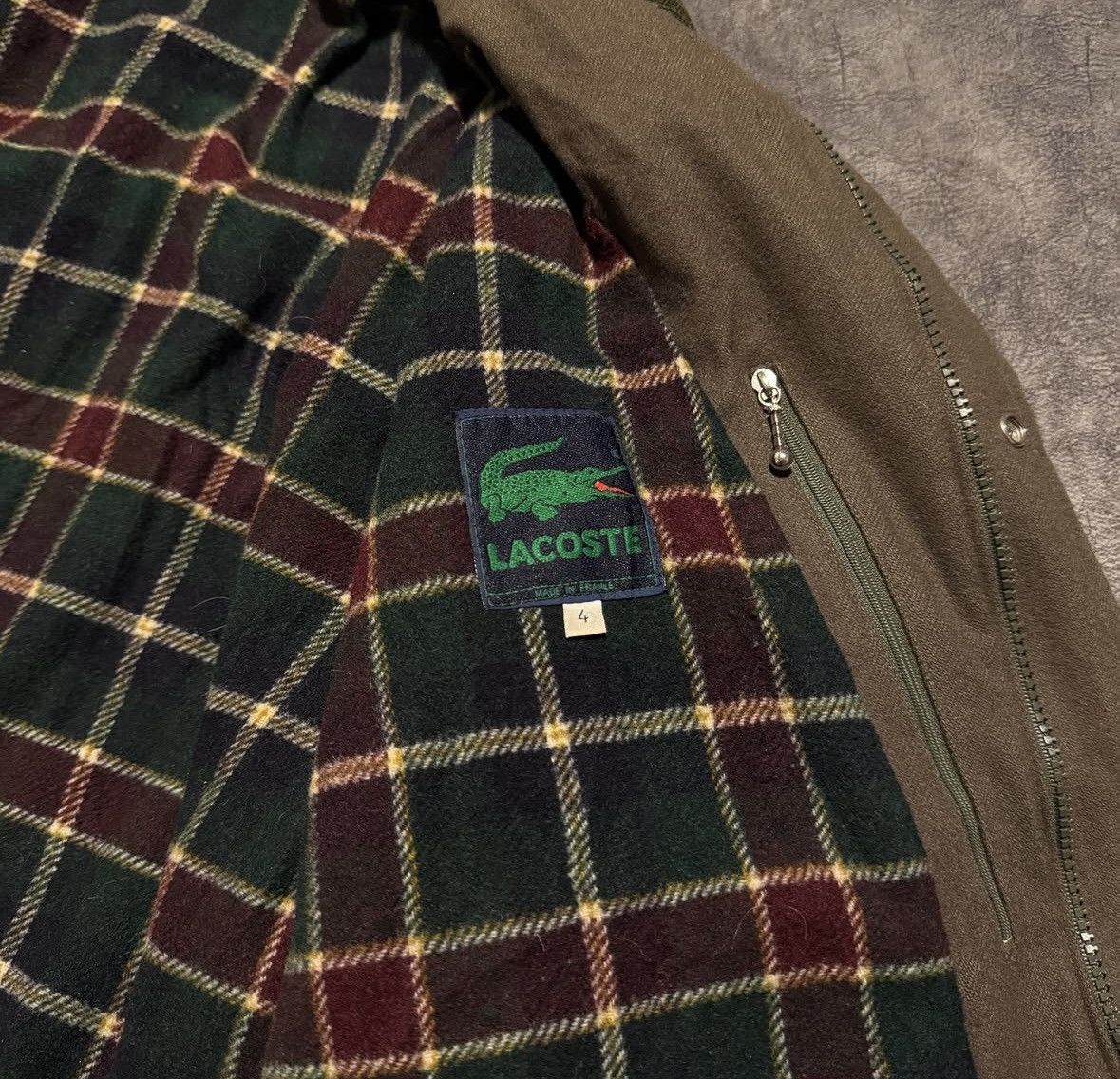 Lacoste Vintage 80’s Lacoste Wool and Suede Leather Jacket Size US L / EU 52-54 / 3 - 6 Thumbnail