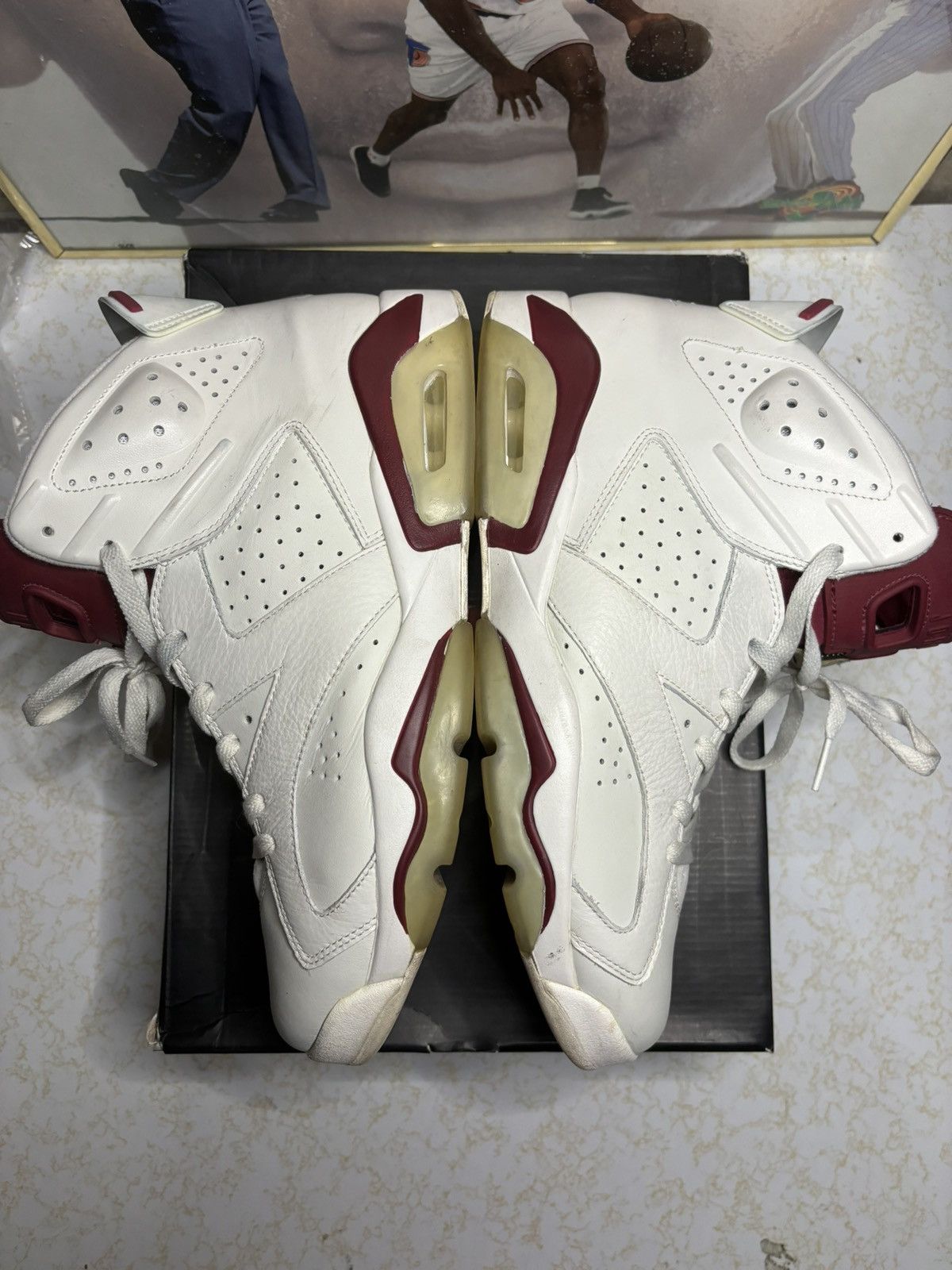 Jordan Brand Jordan Retro 6 ‘maroon’ Size US 12 / EU 45 - 4 Thumbnail