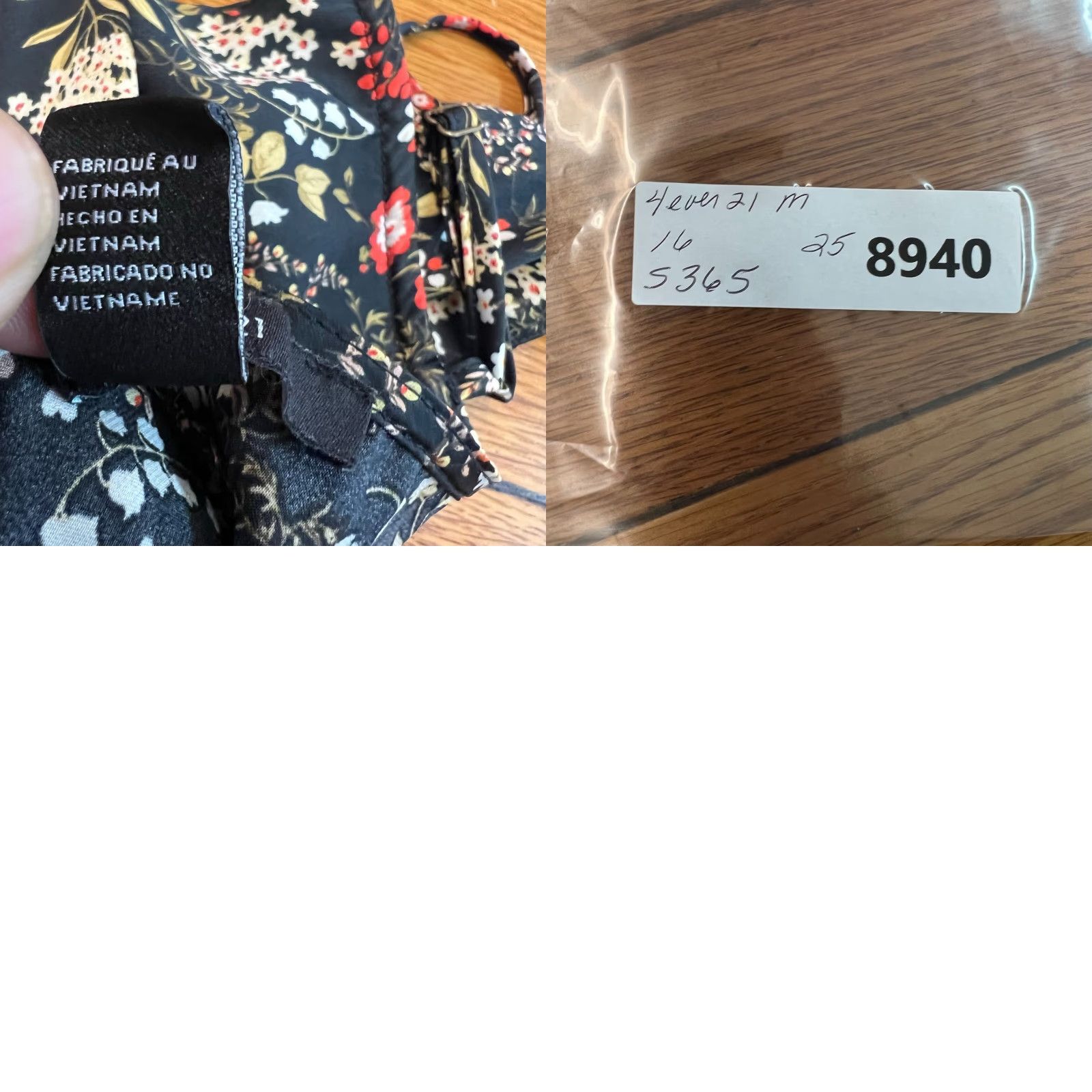 Forever 21 Forever 21 Floral Slip Dress Womens Size M Black Casual Cocktail Summer Size M / US 6-8 / IT 42-44 - 8 Thumbnail