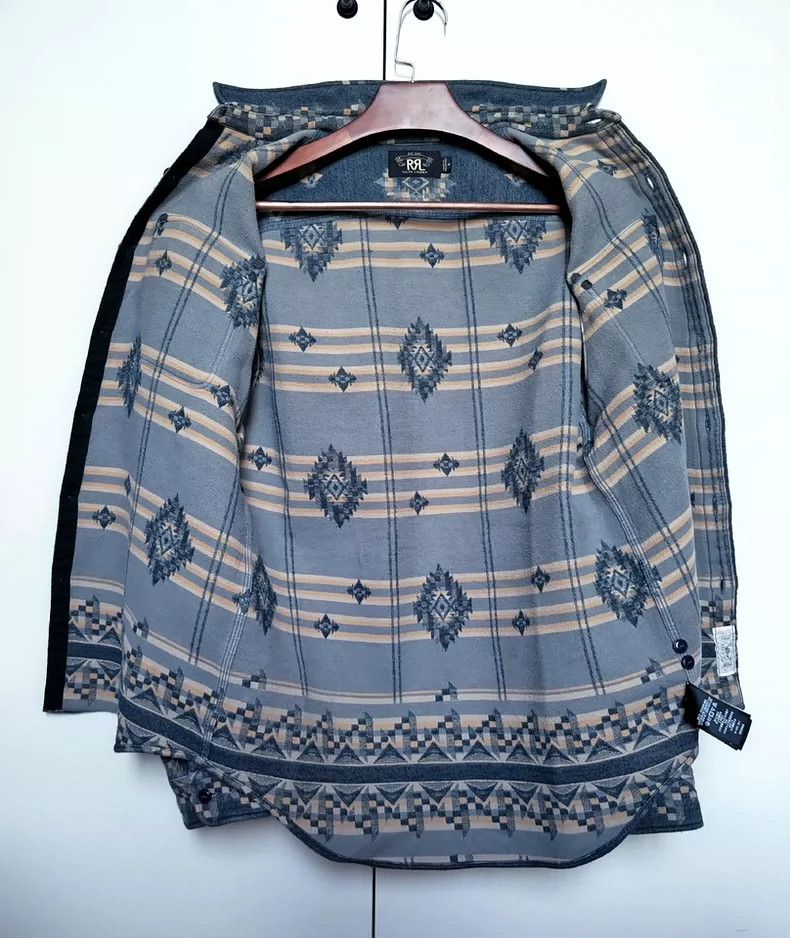 RRL Ralph Lauren RRL Ralph Lauren 2017 Men's Southwest Shirt Size US M / EU 48-50 / 2 - 4 Thumbnail