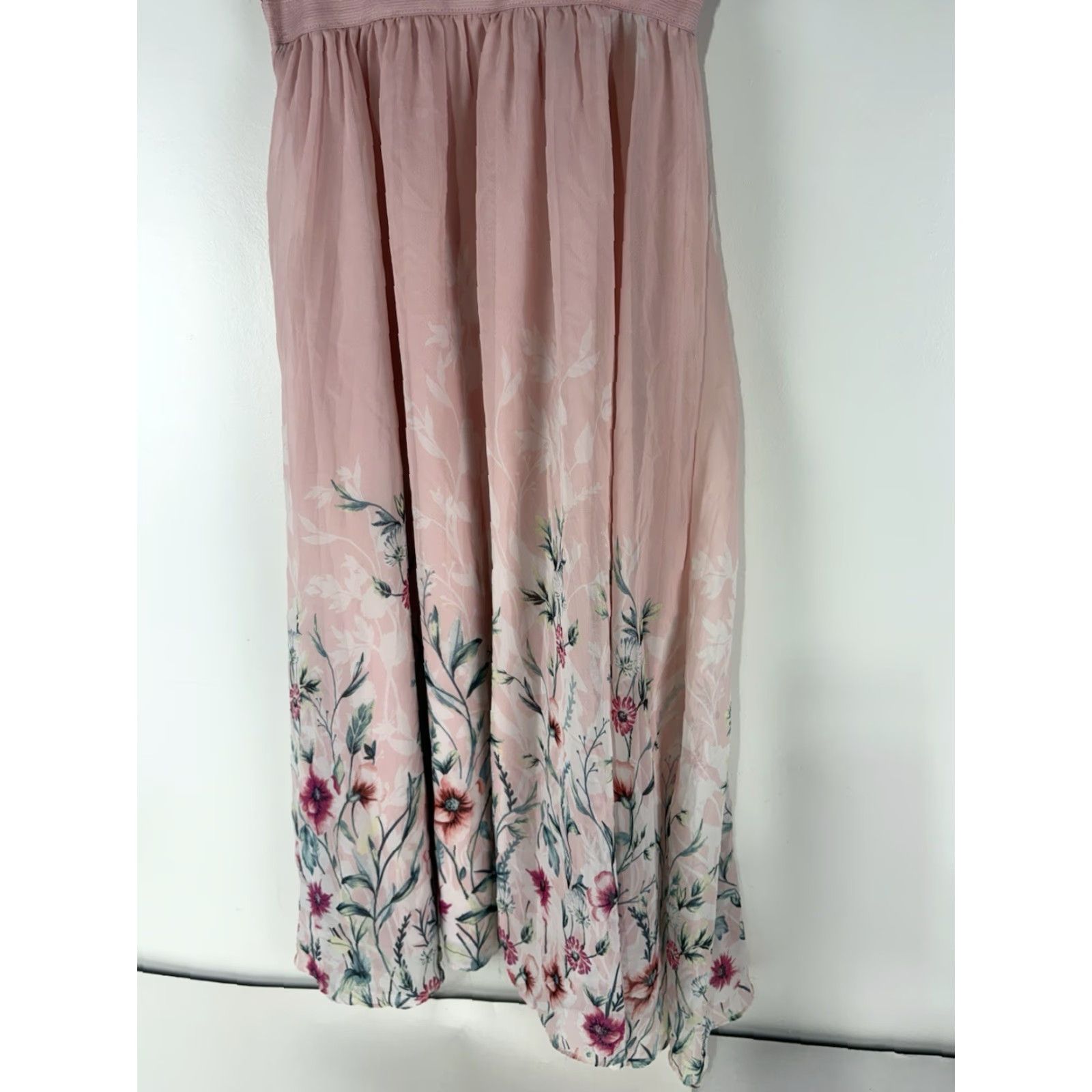 Vintage Rare Editions Multi Floral Dress Womens Size 12 Fit & Flare Midi Velvet? Size XL / US 12-14 / IT 48-50 - 6 Thumbnail