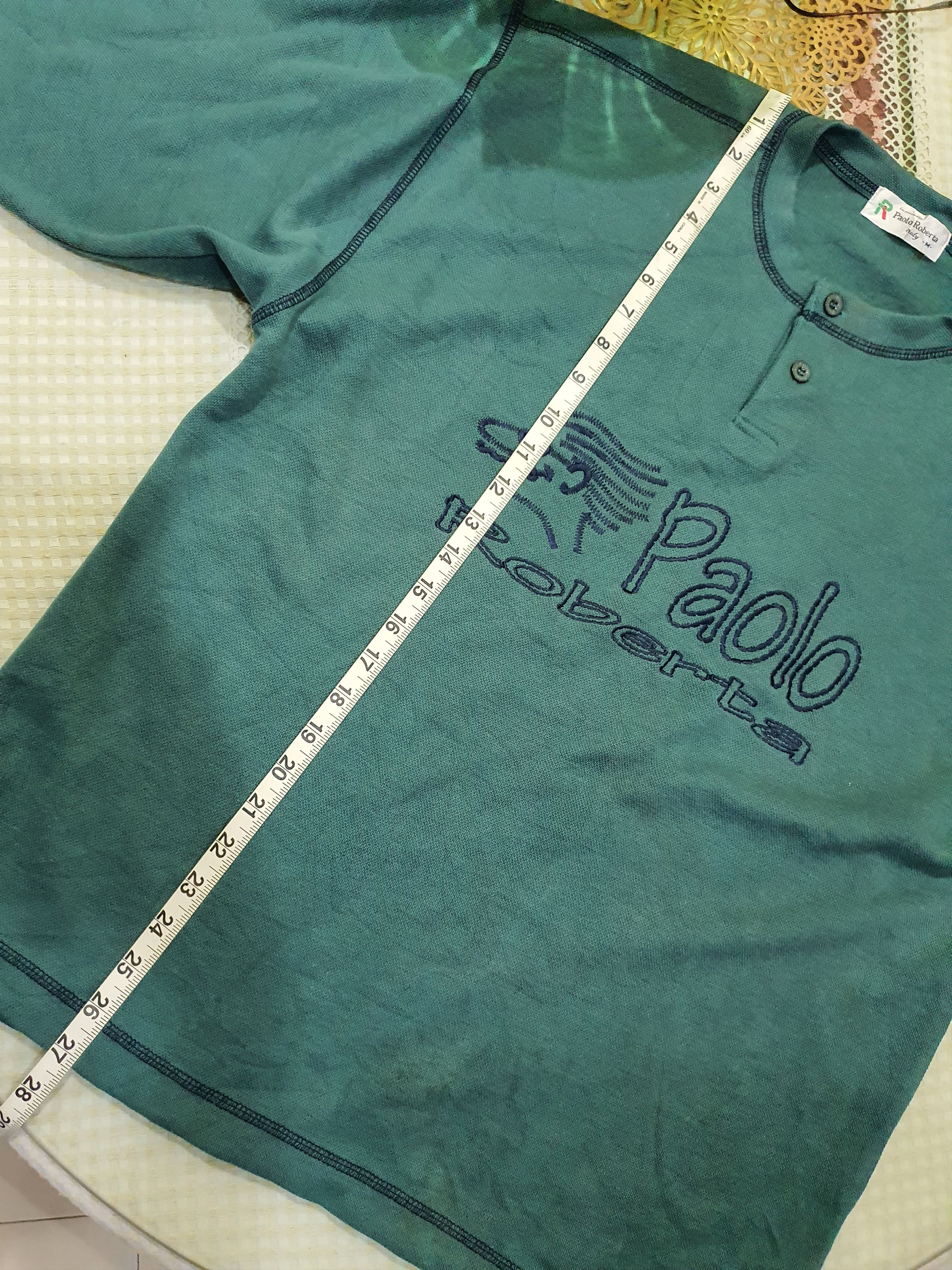 Roberto Cavalli Vtg henley shirt with an embroidered "Paolo Roberto" Size US M / EU 48-50 / 2 - 13 Thumbnail