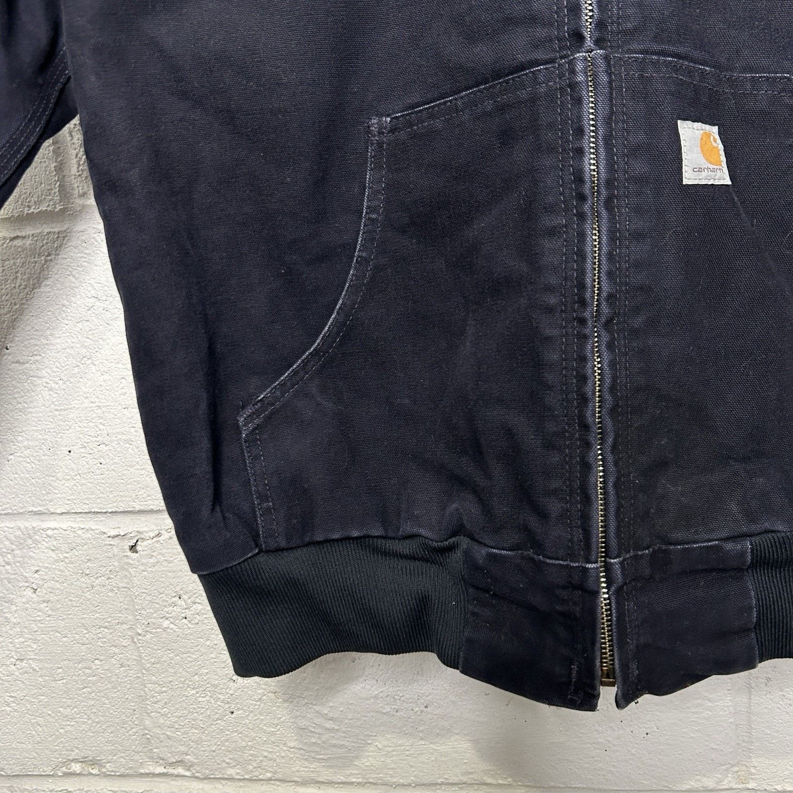 Carhartt Carhartt Quilted Hooded Active Jacket “Navy Blue” WJ130-403 Size S / US 4 / IT 40 - 4 Thumbnail