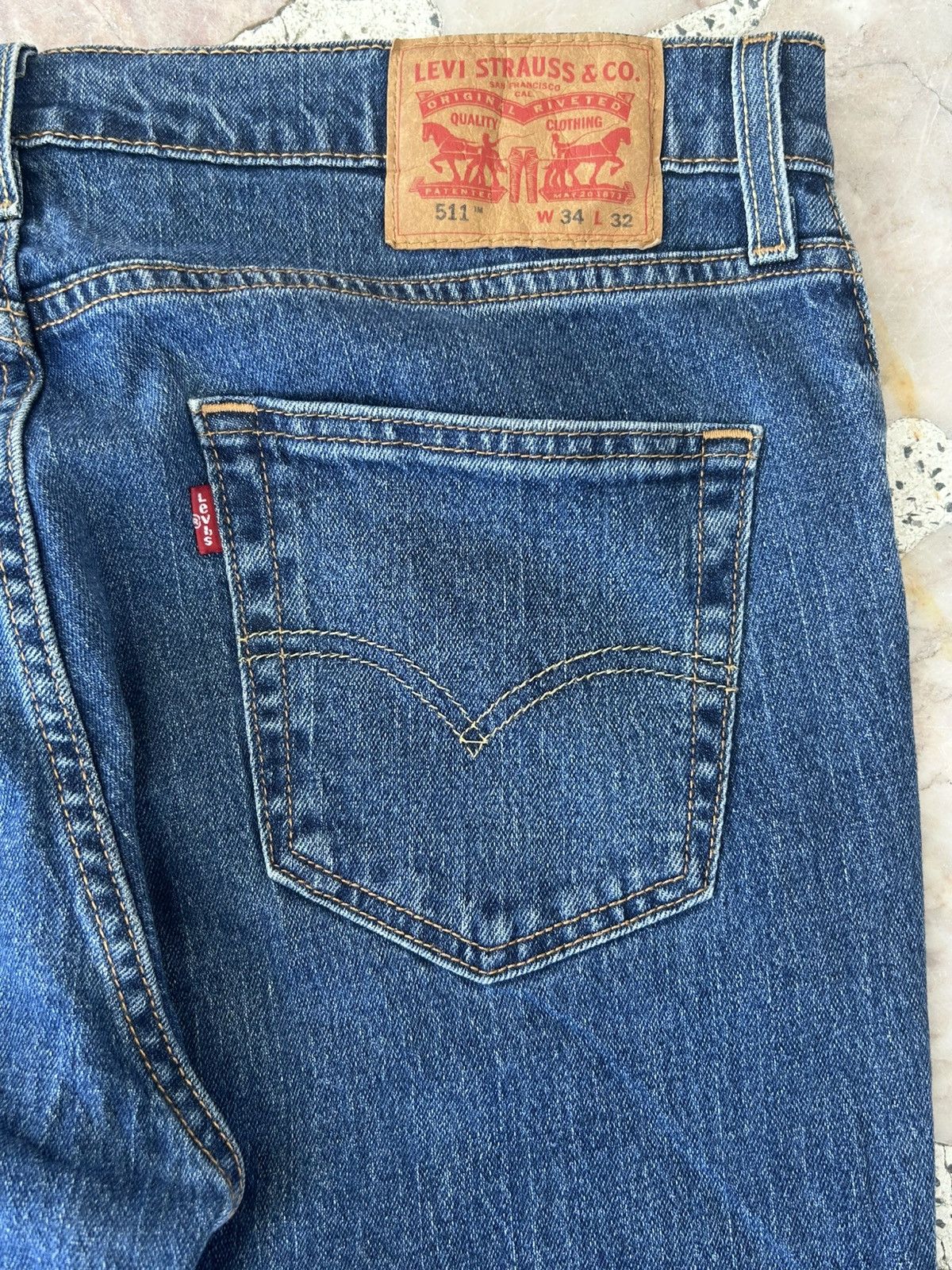 Levi's Levis 511 Denim Blue Vintage Size US 34 / EU 50 - 12 Thumbnail
