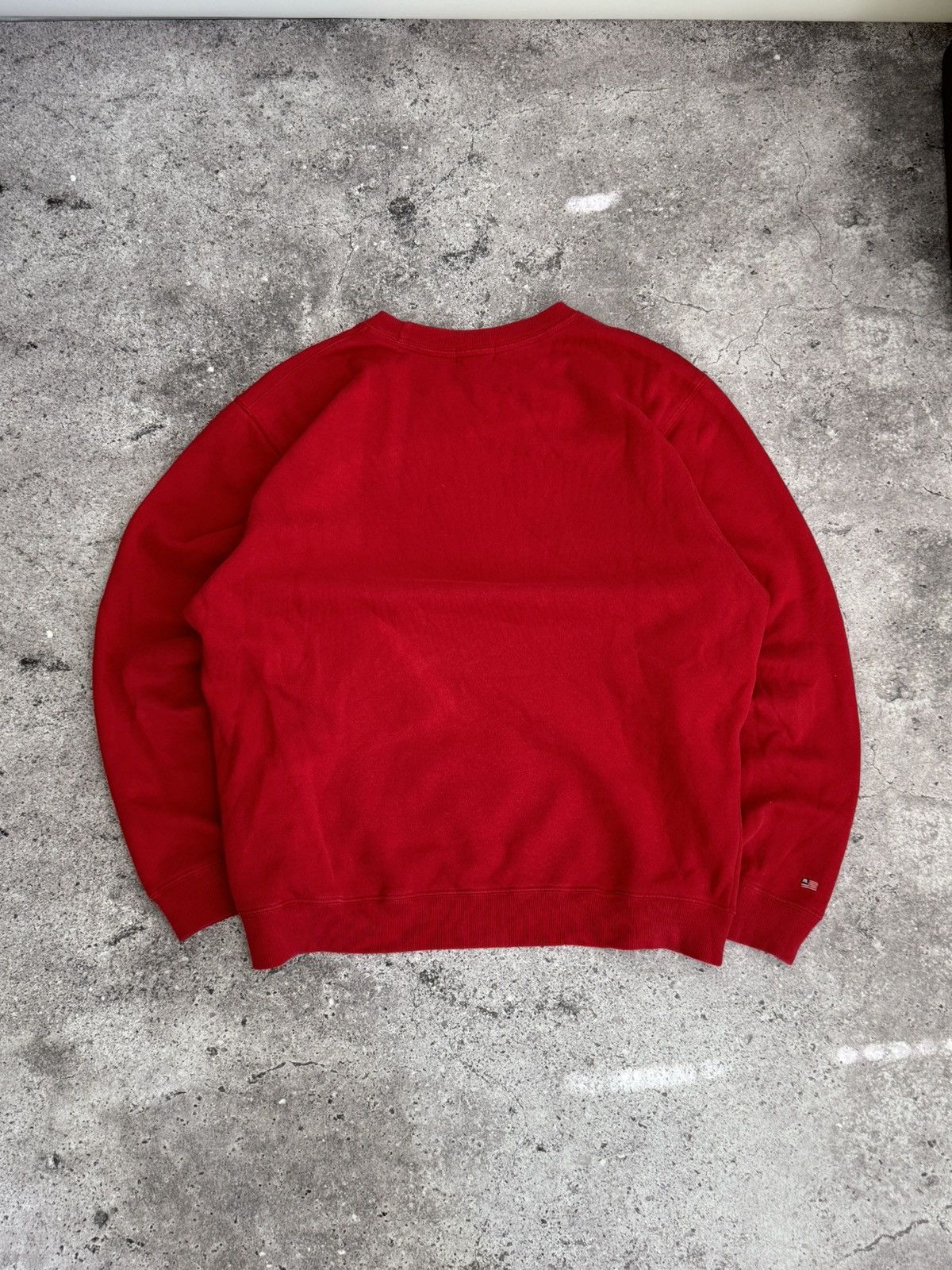 Polo Ralph Lauren × Vintage Vintage Polo Ralph Lauren jeans big logo faded sweatshirt Size US L / EU 52-54 / 3 - 14 Thumbnail