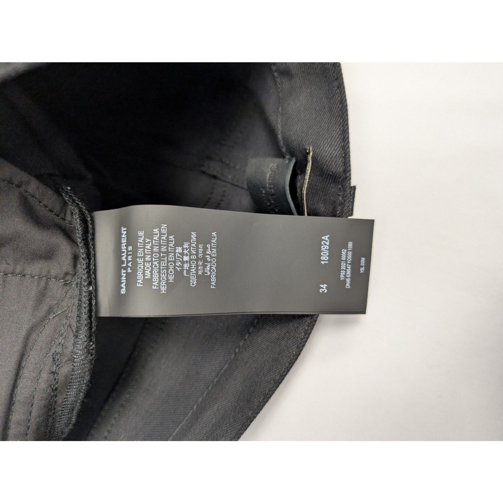 Saint Laurent Paris o1rshd1 Denim Short Straight in Used Black Size US 34 / EU 50 - 12 Thumbnail