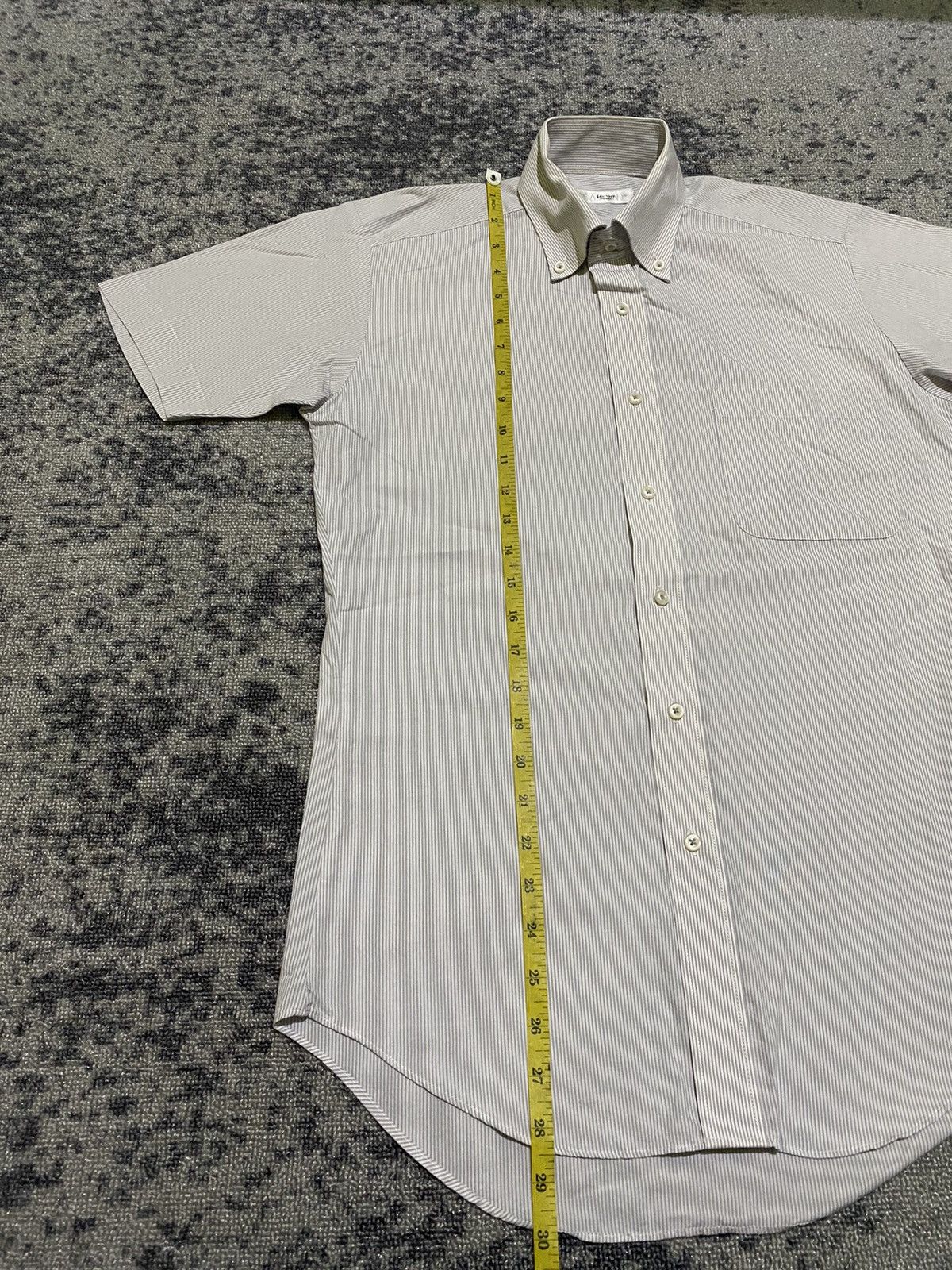 Japanese Brand × Y's for Men × Yohji Yamamoto Yohji Yamamoto Sacsny Y’saccs stripe shirt Size US S / EU 44-46 / 1 - 7 Thumbnail