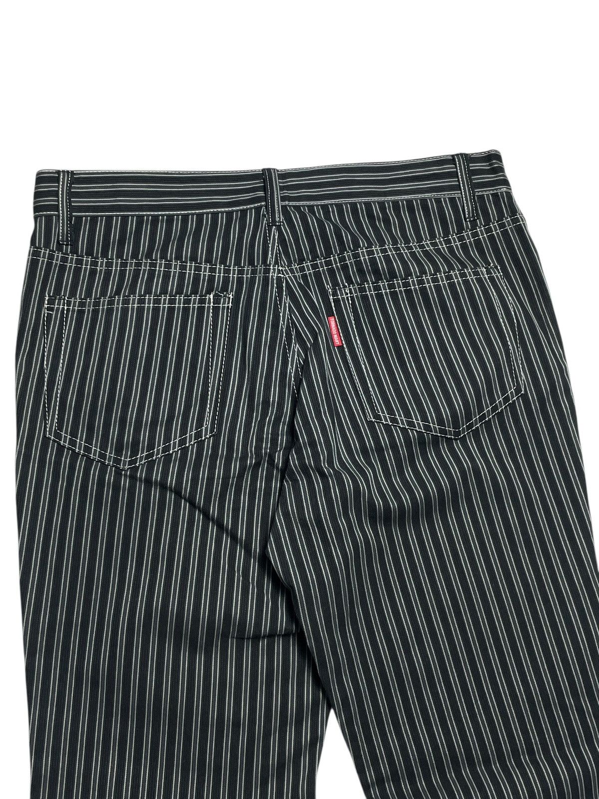 Tornado Mart 2000’s Tornado Mart - Super Flared Stripe Pants Size US 30 / EU 46 - 6 Thumbnail