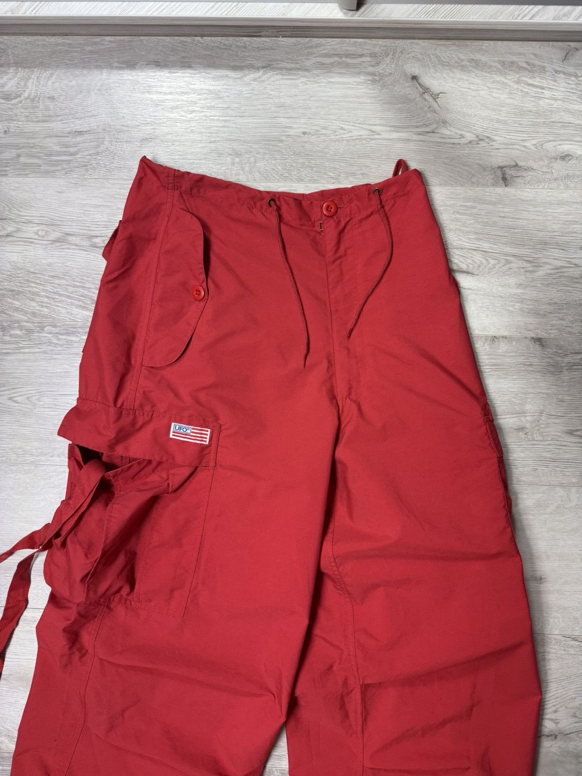 Other UFO Parachute Bondage Cargo Oversized Pants USA Japan Style Size US 30 / EU 46 - 2 Thumbnail