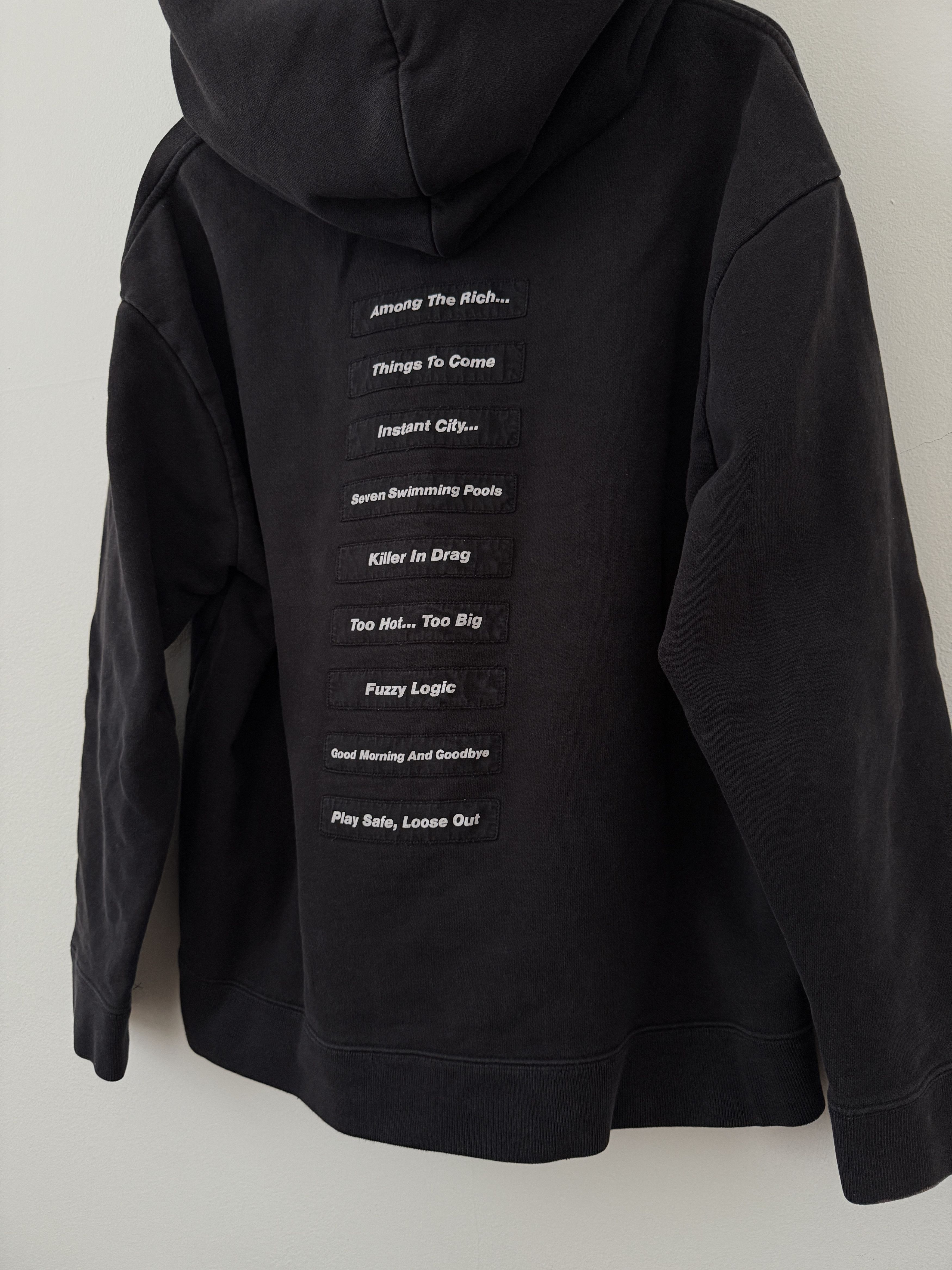 Raf Simons SS18 Poem Patch Joy Division Hoodie Size US S / EU 44-46 / 1 - 9 Thumbnail