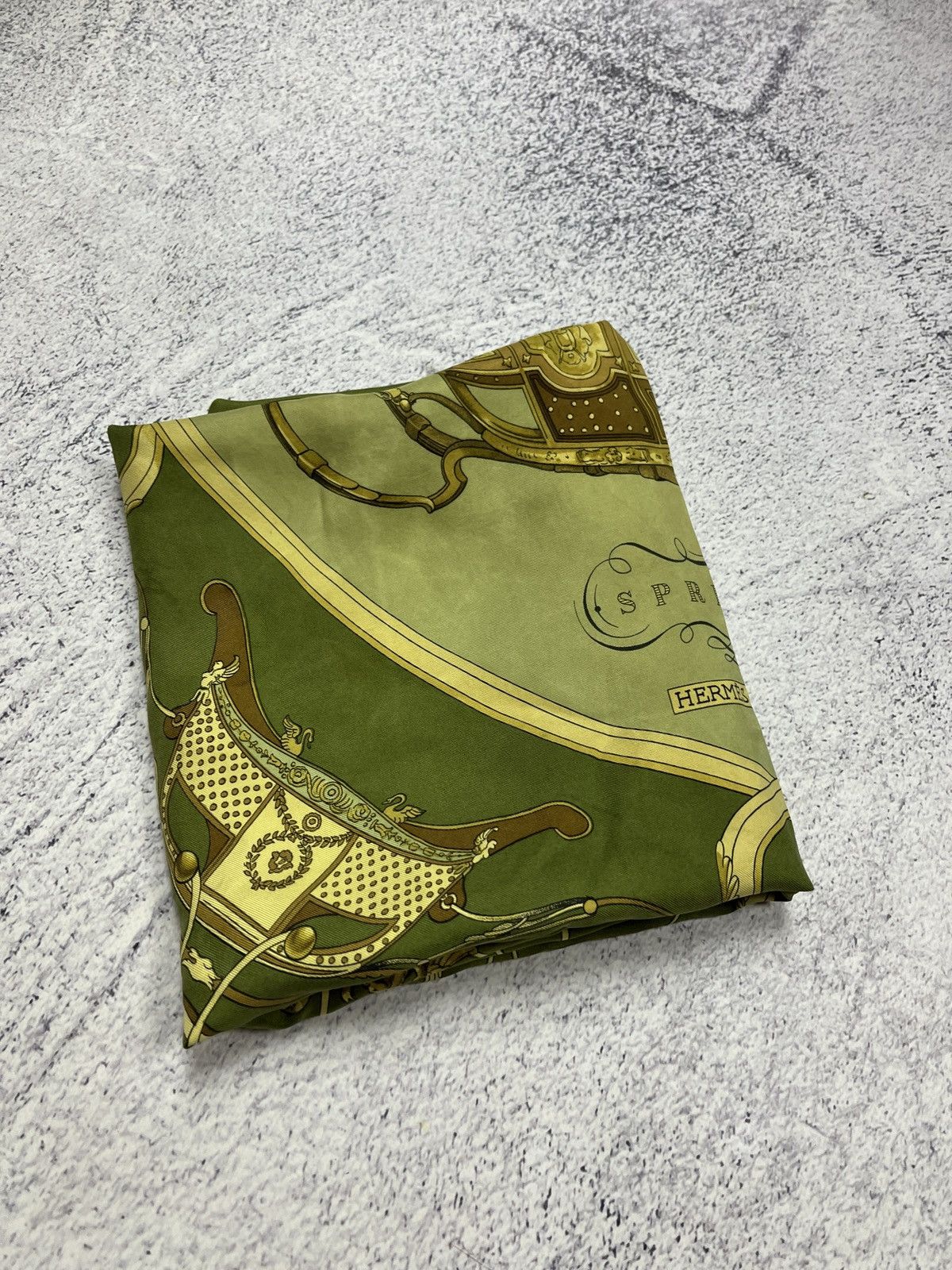 Hermes Vintage 90’s Hermes Springs Silk Scarf Philippe LeDoux Rare Size ONE SIZE - 24 Thumbnail
