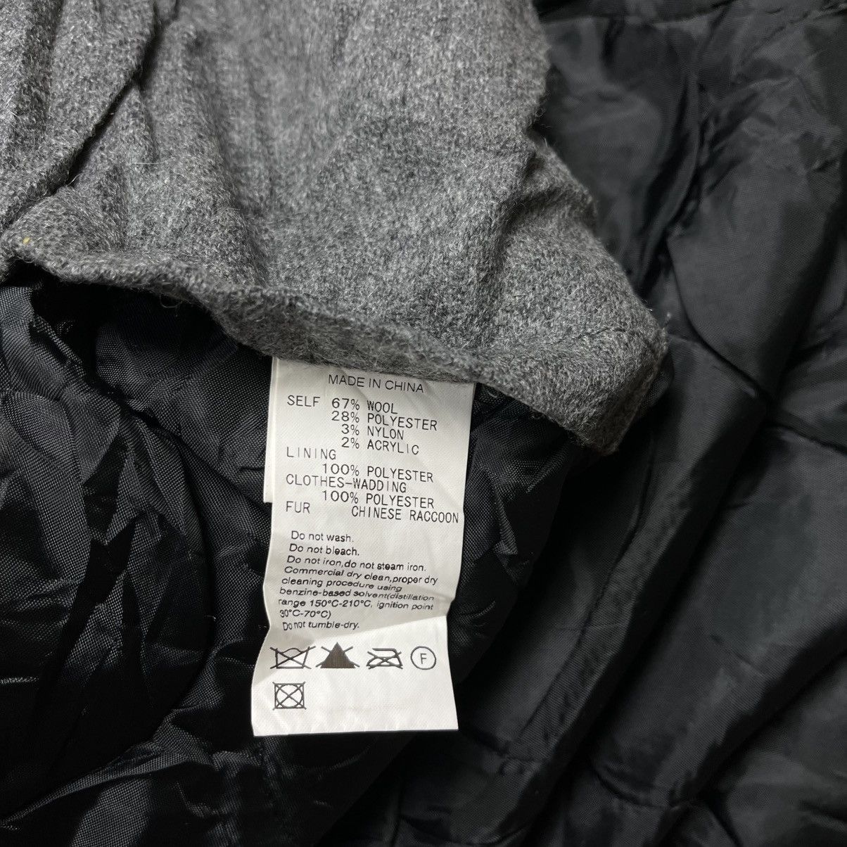 ADAM ET ROPE × If Six Was Nine × Le Grande Bleu (L.G.B.) 2000s Adam Et Rope - Raccoon Fur Hoodie Wool Size US M / EU 48-50 / 2 - 8 Thumbnail