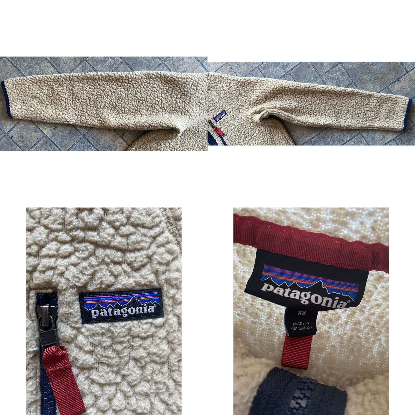 Patagonia Patagonia Jacket Fleece Full Zip Womens XS Beige Oatmeal White STY22801FA19 Size XS / US 0-2 / IT 36-38 - 8 Thumbnail