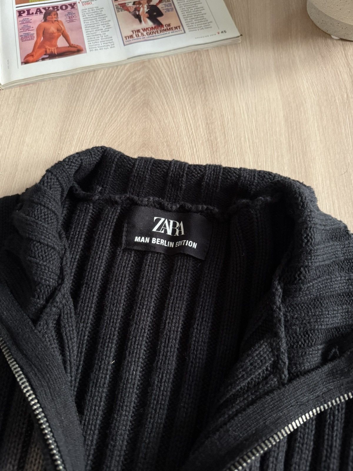 Zara Vintage Zara Man Berlin Edition Zip Sweater Diesel Style Size US M / EU 48-50 / 2 - 8 Thumbnail