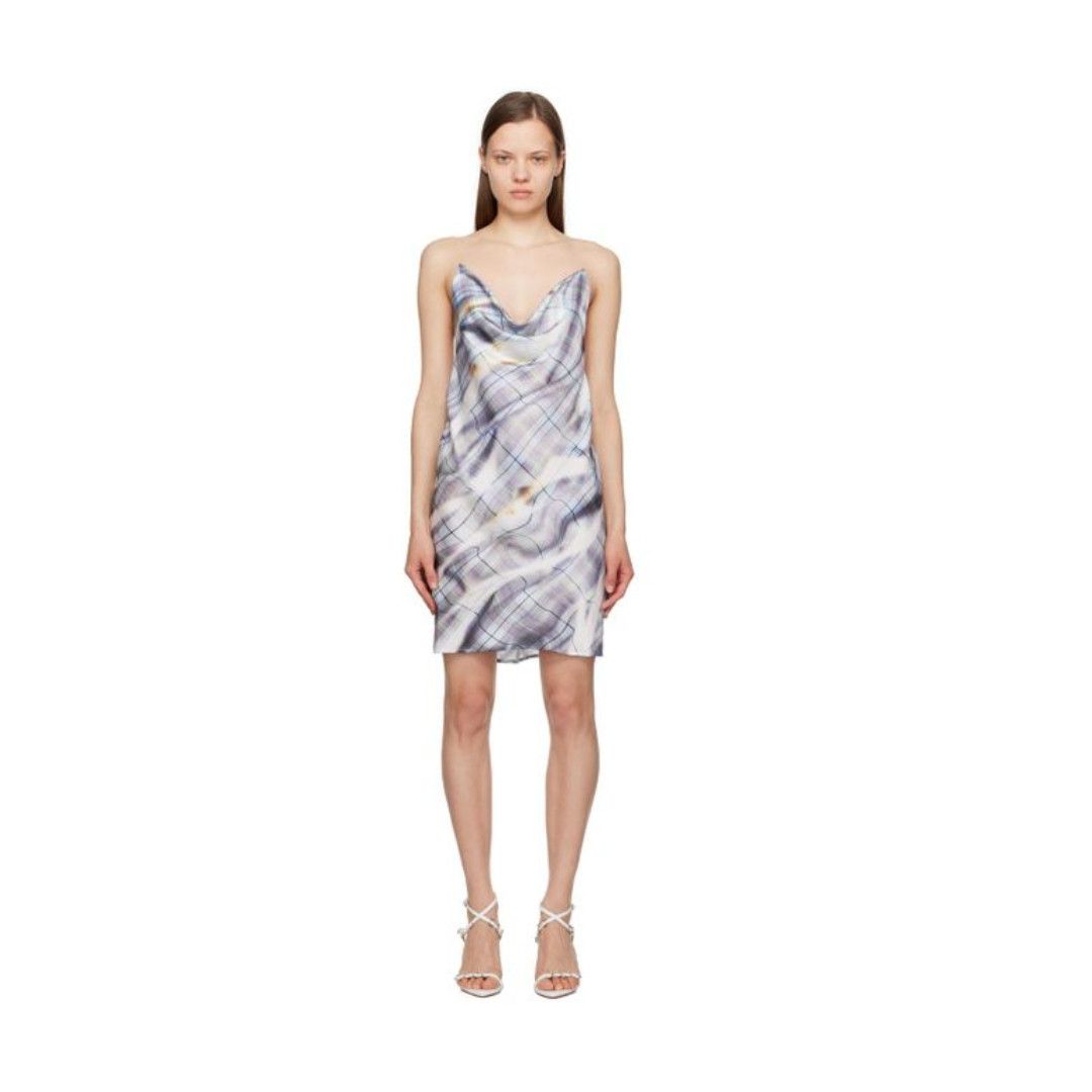 Y/Project o1s22i1n0924 Elegant Satin Slip Dress in Multicolor Size XS / US 0-2 / IT 36-38 - 1 Thumbnail