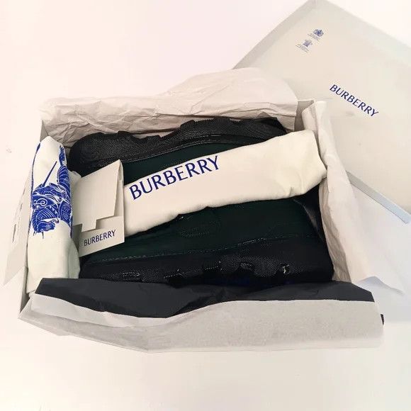 Burberry Burberry Mens Green Creeper Clamp SlipOn Loafers - EU45/US12 Size US 12 / EU 45 - 14 Thumbnail