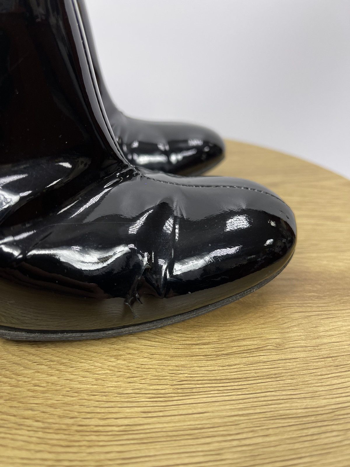 Gucci Gucci Heels Shoes Size 36.5 Vintage Lacquer Black Italy Size US 6.5 / IT 36.5 - 6 Thumbnail