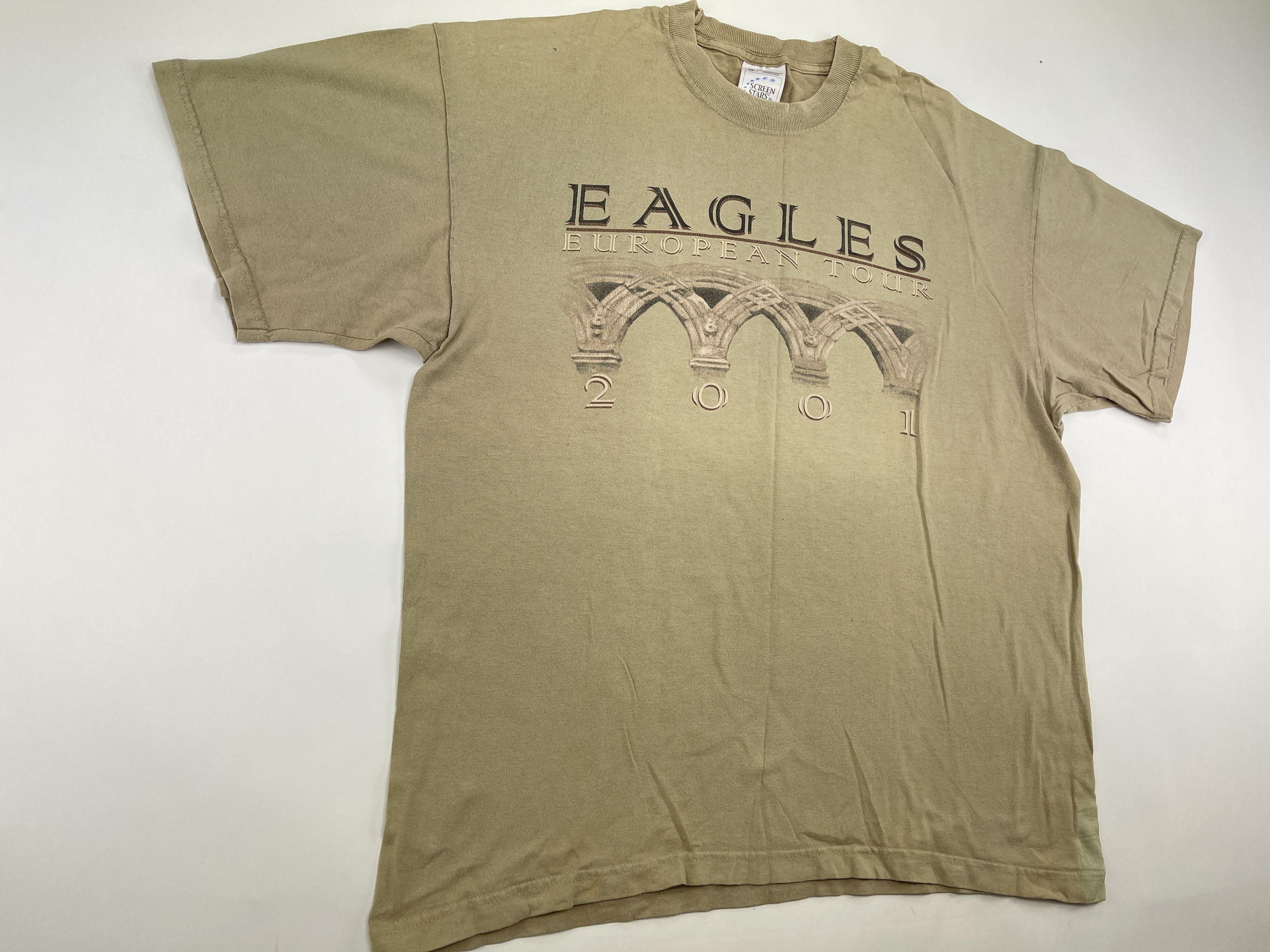 Band Tees Eagles band T-Shirt, vintage 2001 European Tour, 90s, 2000s Size US L / EU 52-54 / 3 - 3 Thumbnail