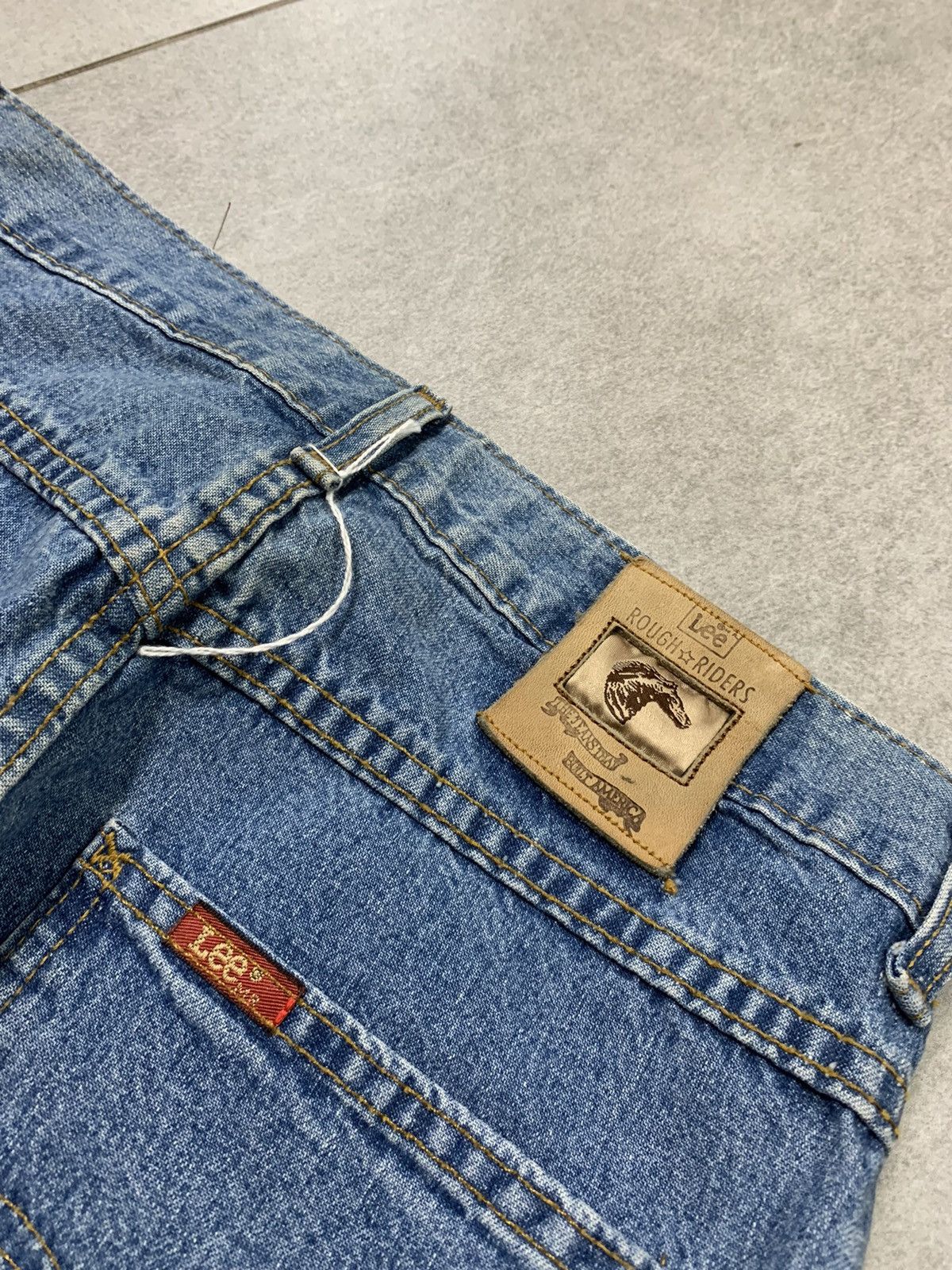 Lee 90s Vintage Dead stock Lee Denim Bootcut jean Trousers Size 29" - 4 Thumbnail